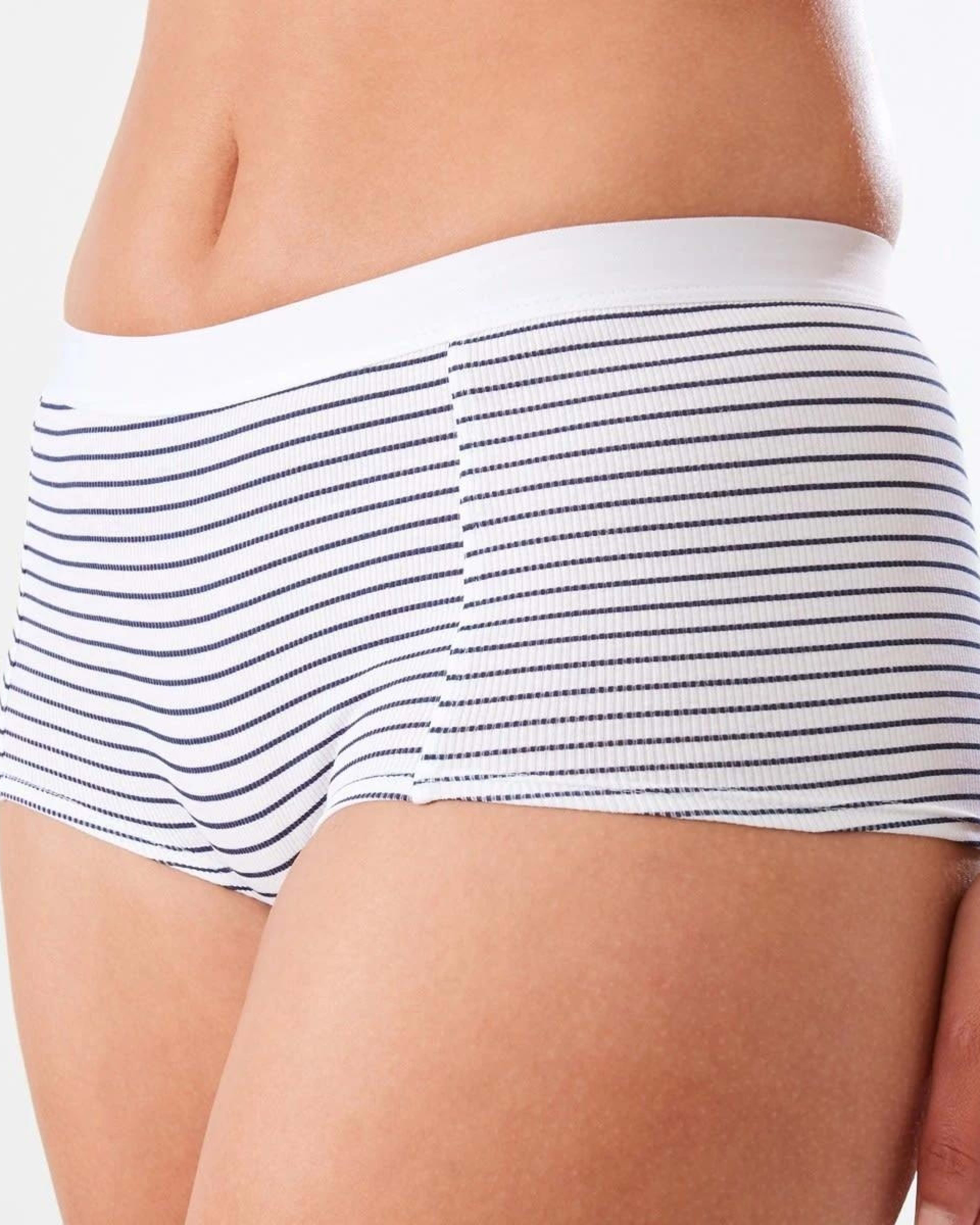 1 Rib Boyleg Briefs Fine Stp N, 1 of 5