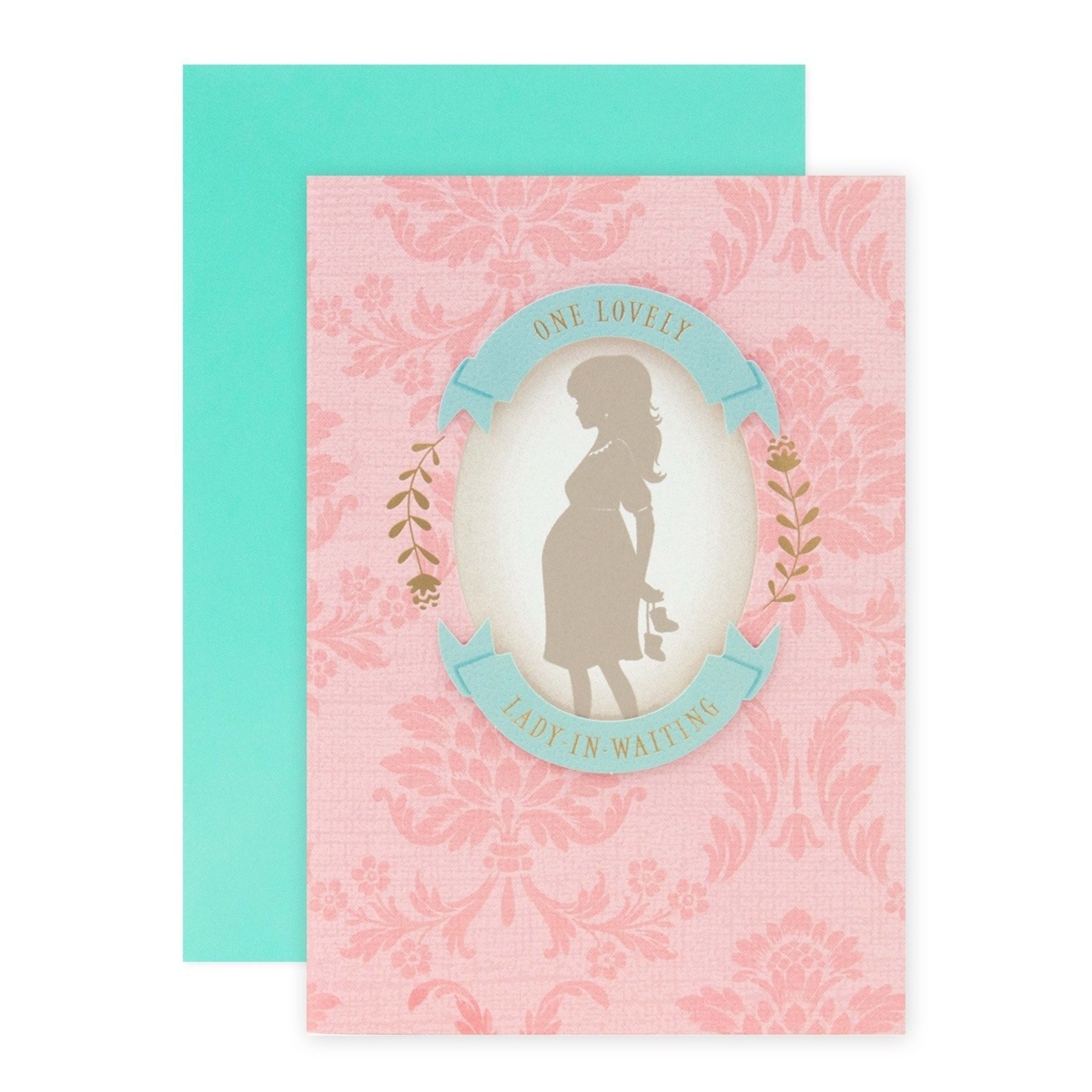 1 Connections from Hallmark Mum-To-Be Congratulations Card - Lady In Waiting