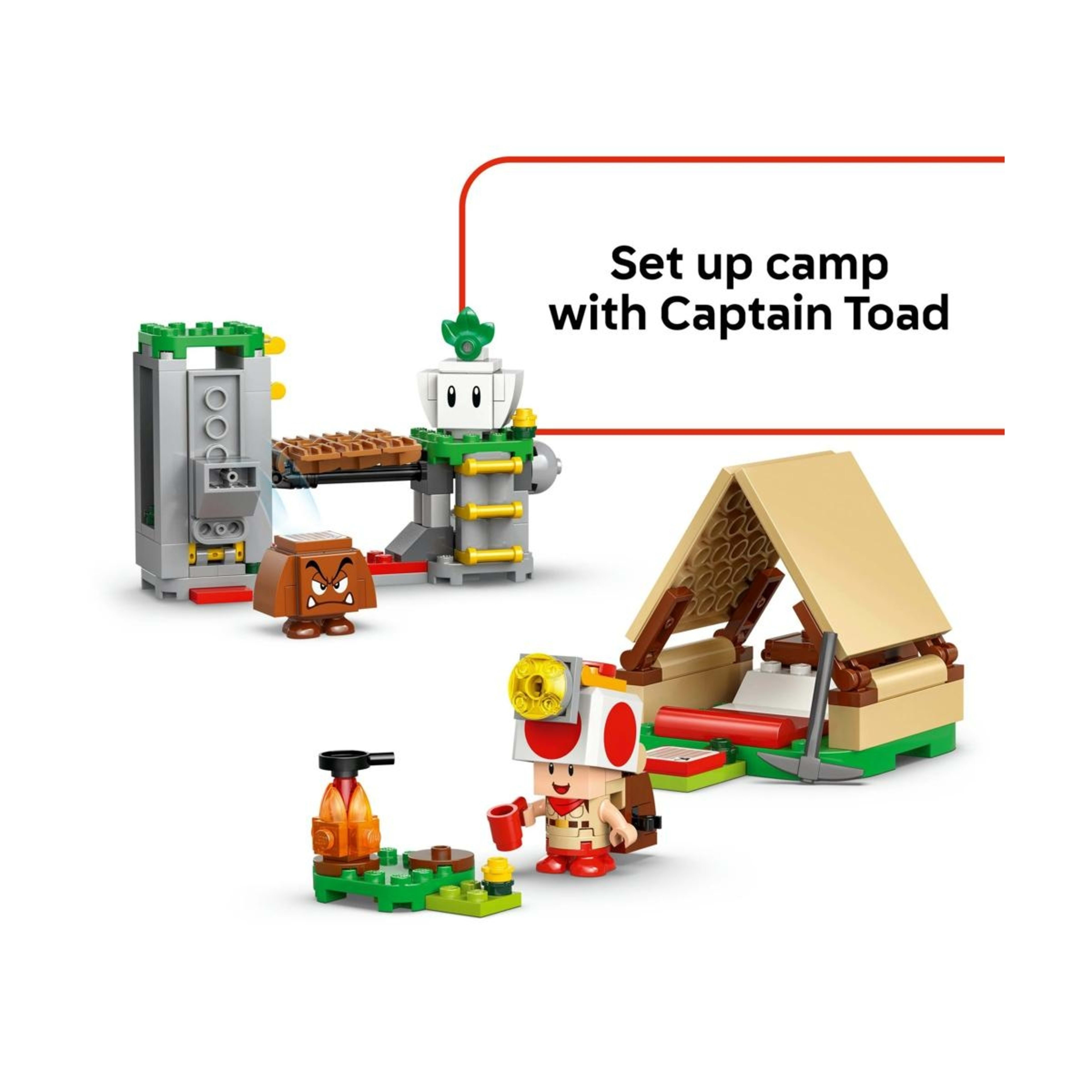 4 LEGO Super Mario Captain Toad's Camp 72040, 4 of 9