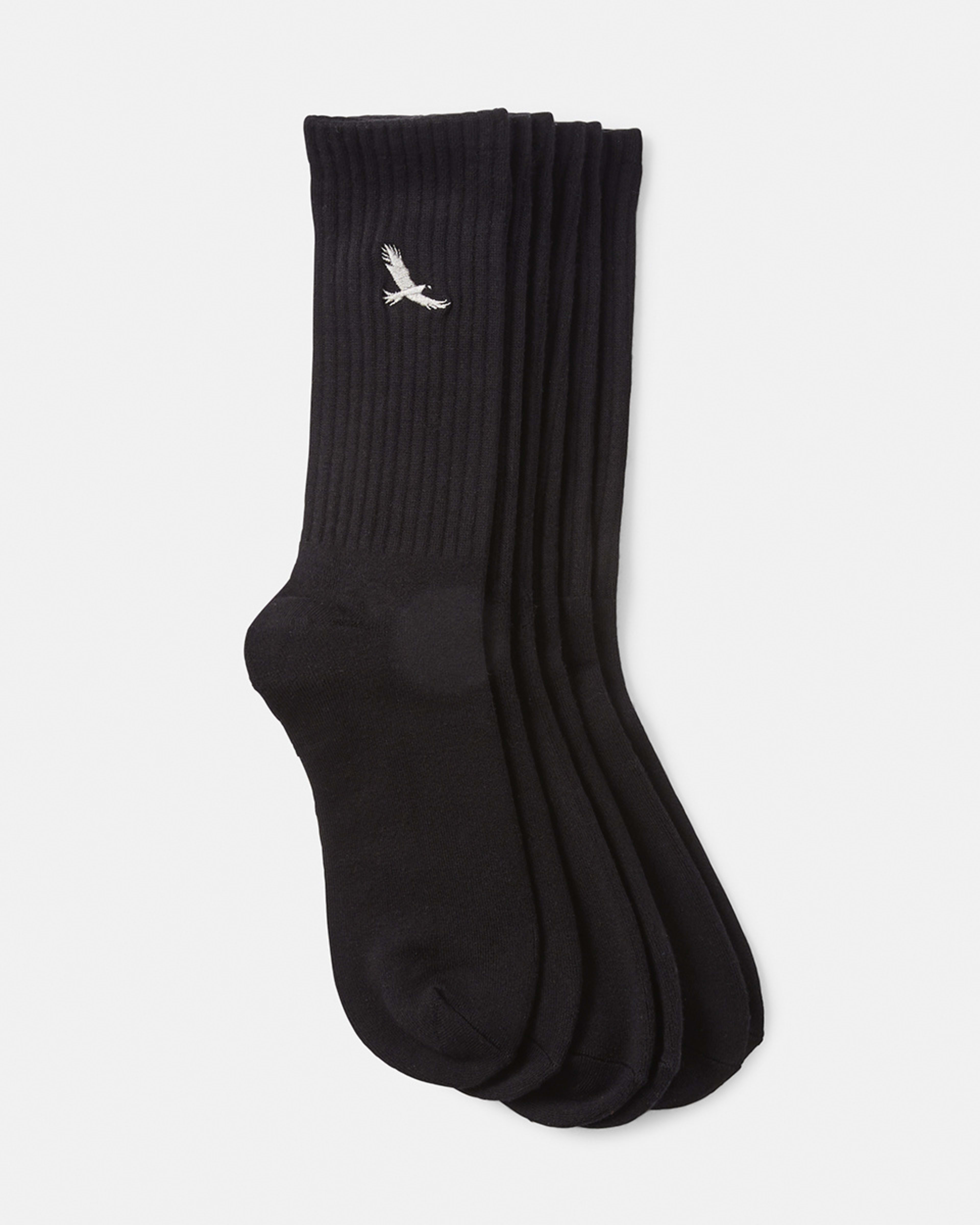 3 Pack Bamboo Rib Crew Socks Kmart