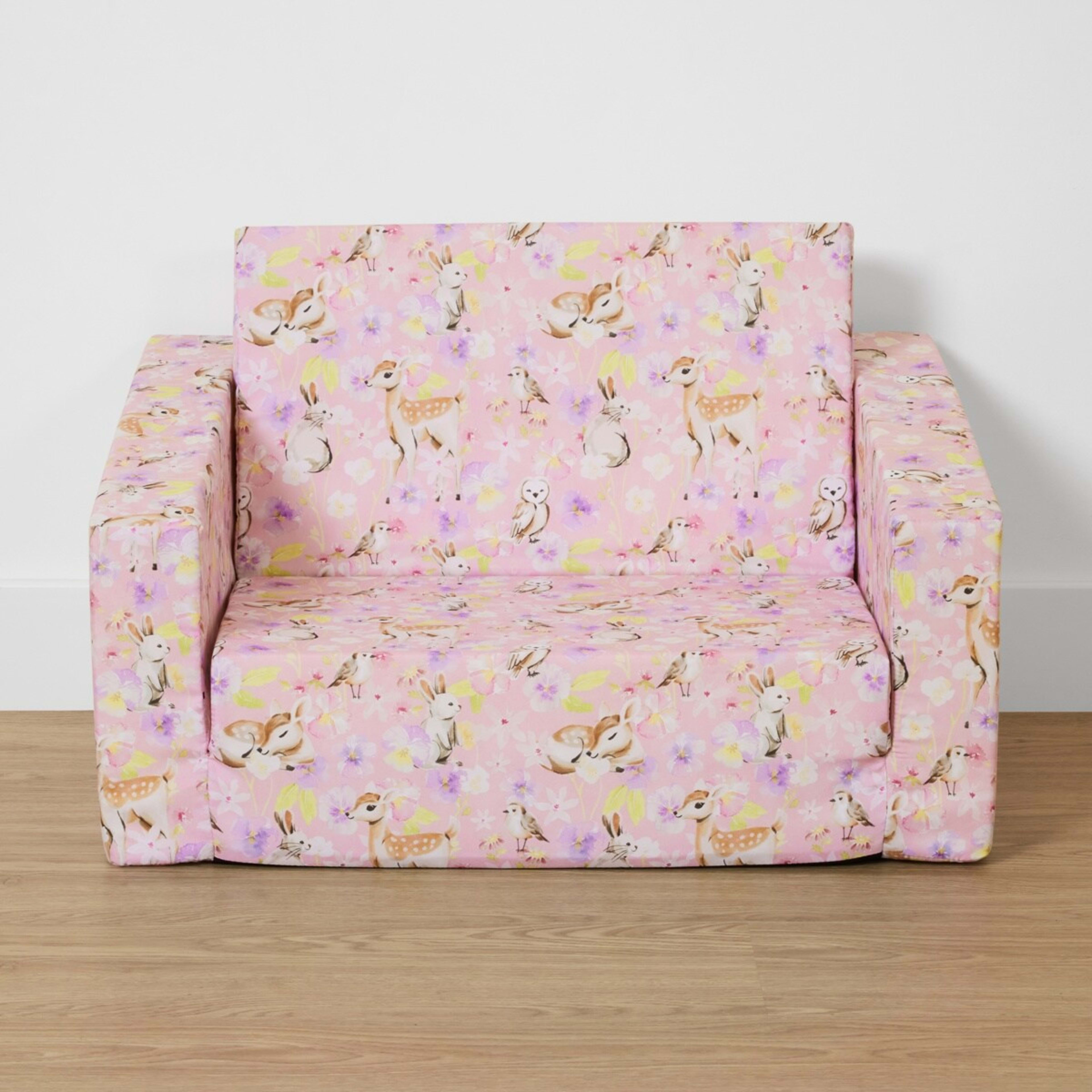 2 Animal Flipout Kids Sofa - Pink, 2 of 10