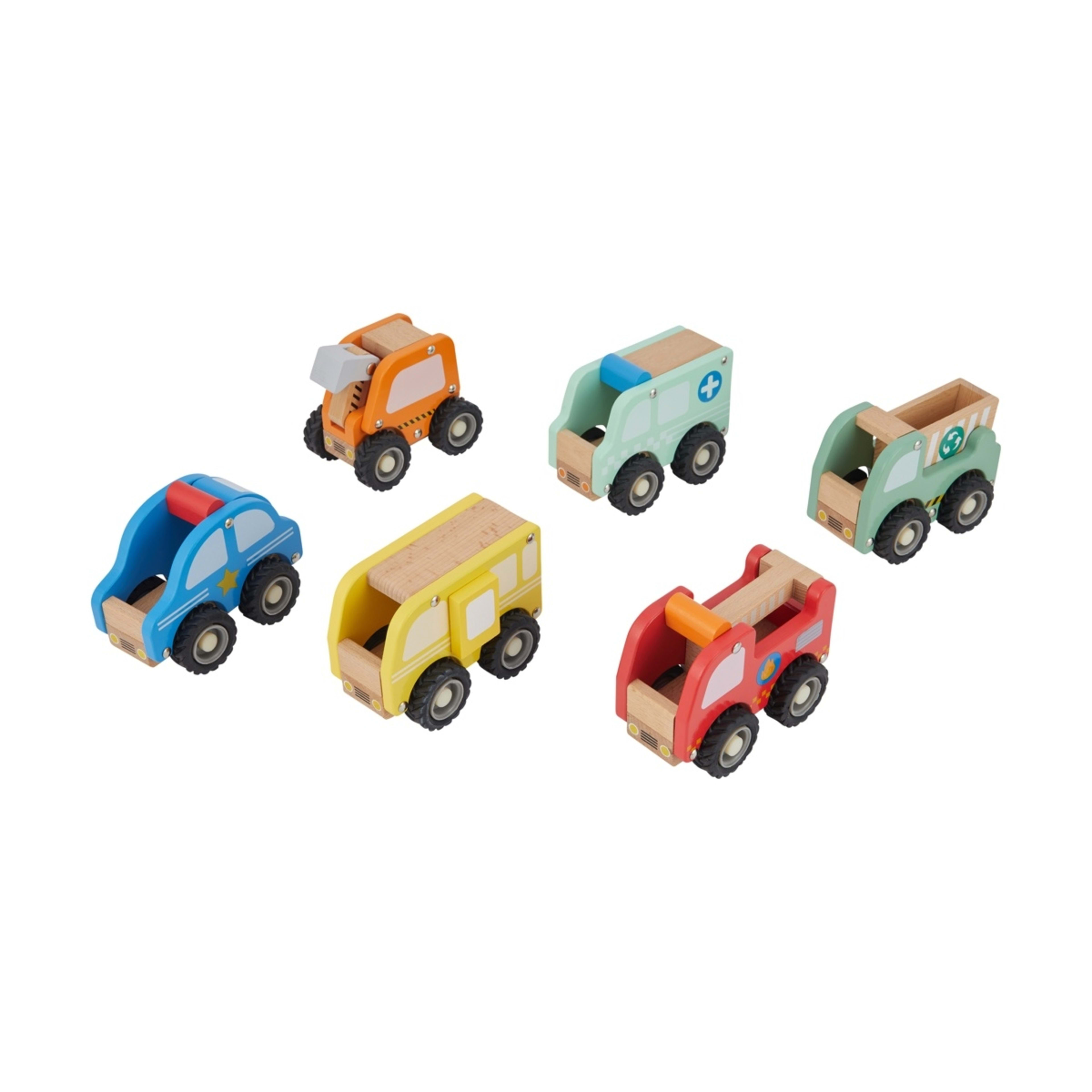 1 Wooden Vehicle Toy - Assorted