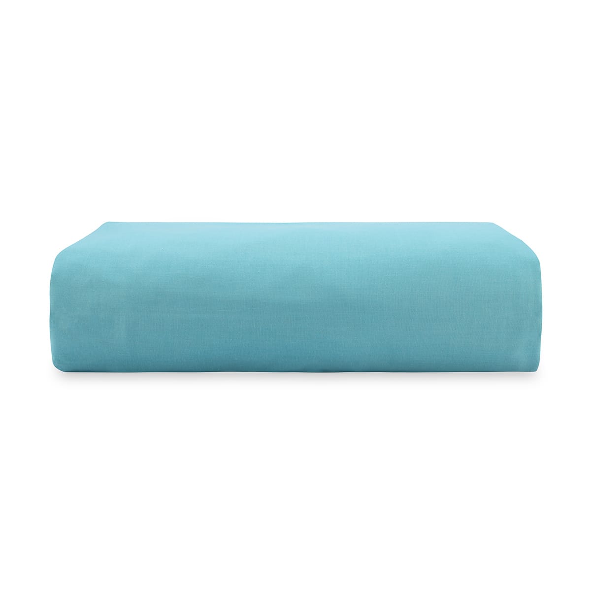 180 Thread Count Fitted Sheet Double Bed, Aqua Kmart