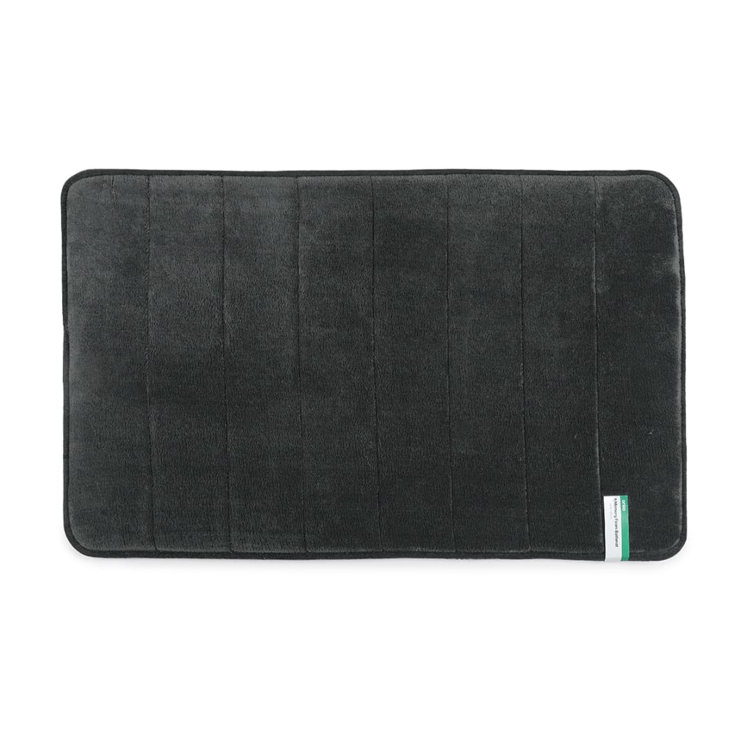 Memory Foam Bath Mat Ebony Kmart
