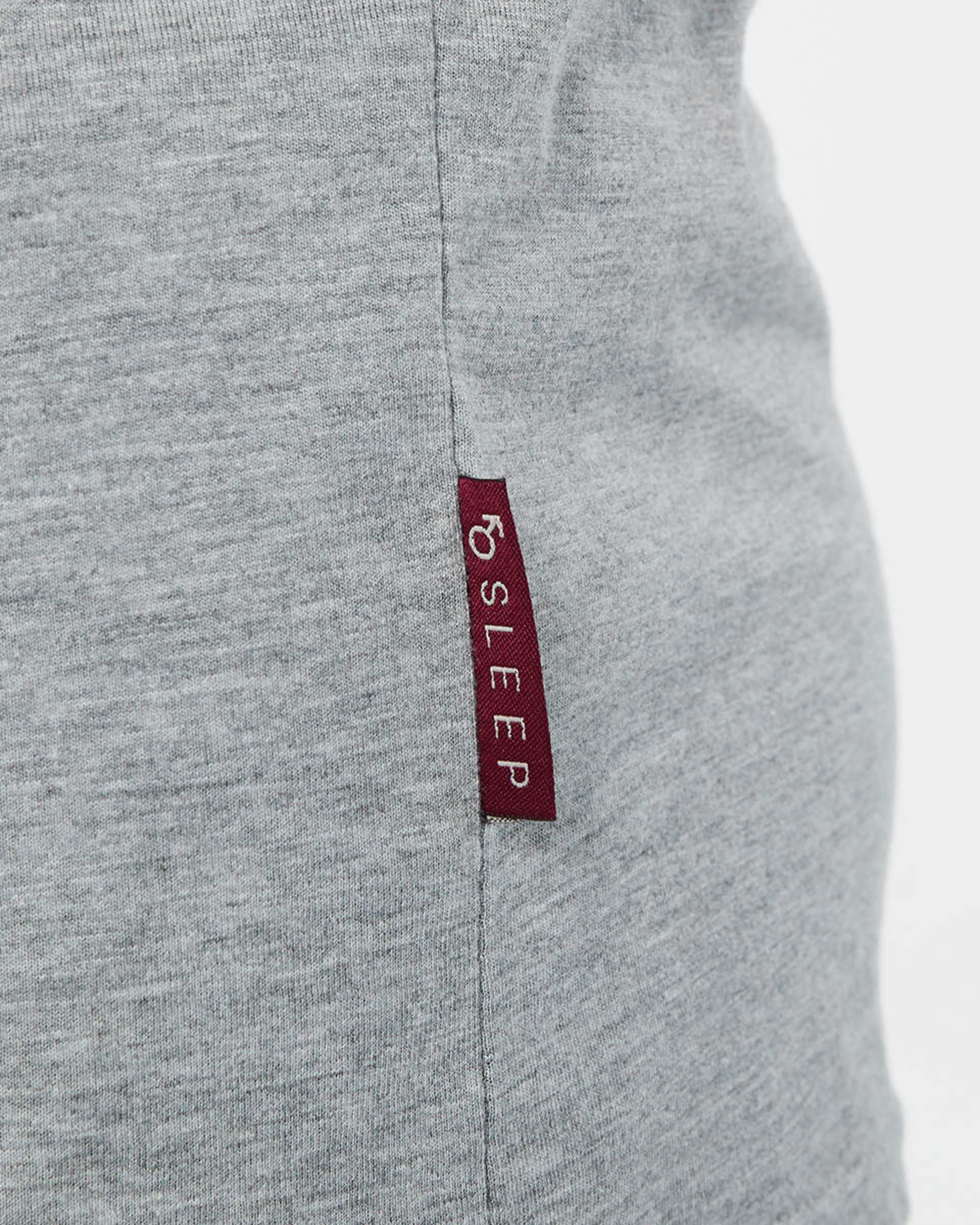 5 Short Sleeve Modal Blend Sleep Top Grey Marle, 5 of 5