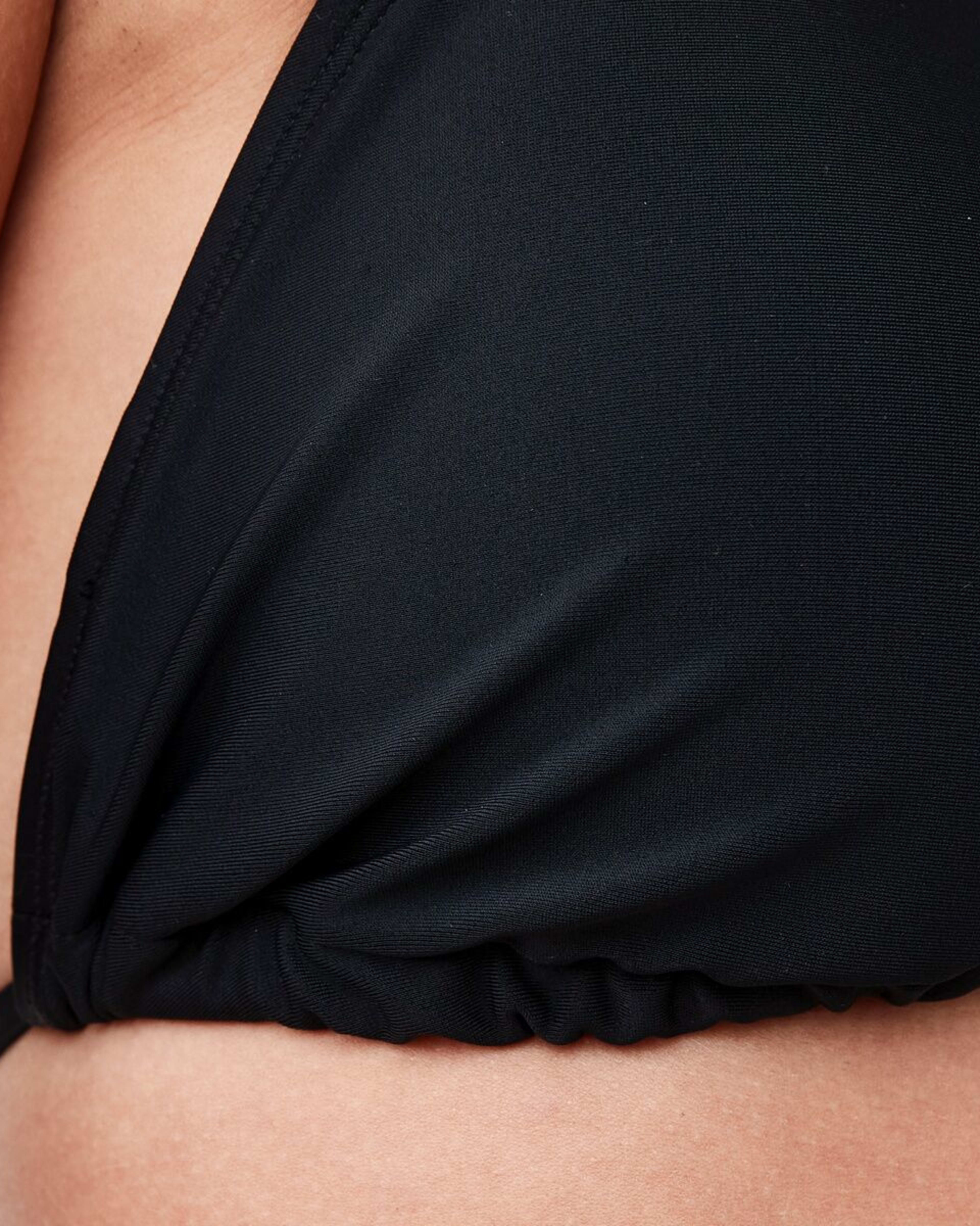 7 Slide Triangle Bikini Top BLACK, 7 of 8