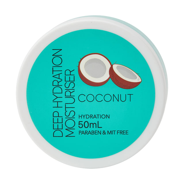 Deep Hydration Moisturiser 50ml Coconut Kmart