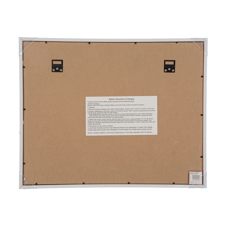 Frame Collage Pegged 40cm x 50cm White Kmart
