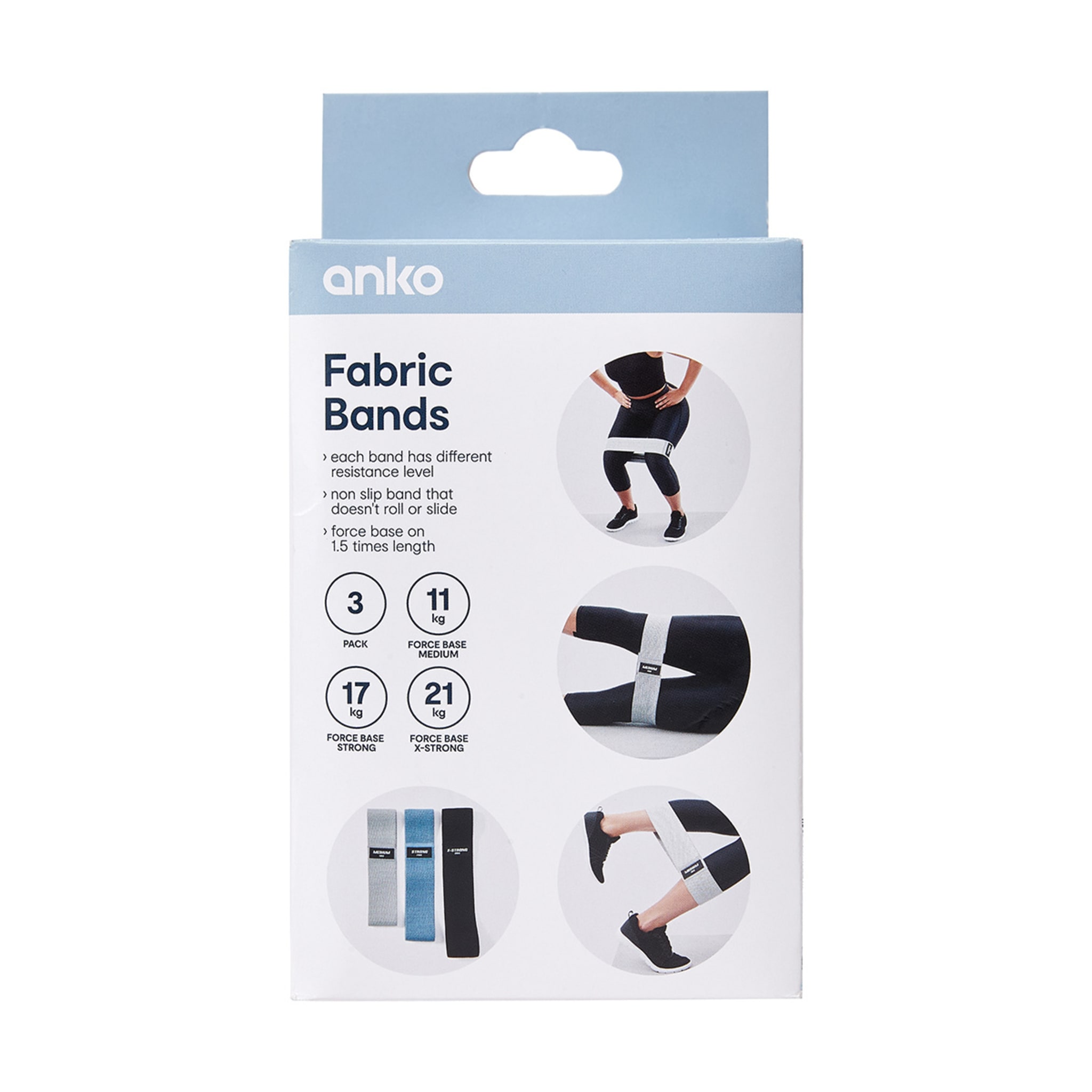 3 Pack Fabric Bands Kmart