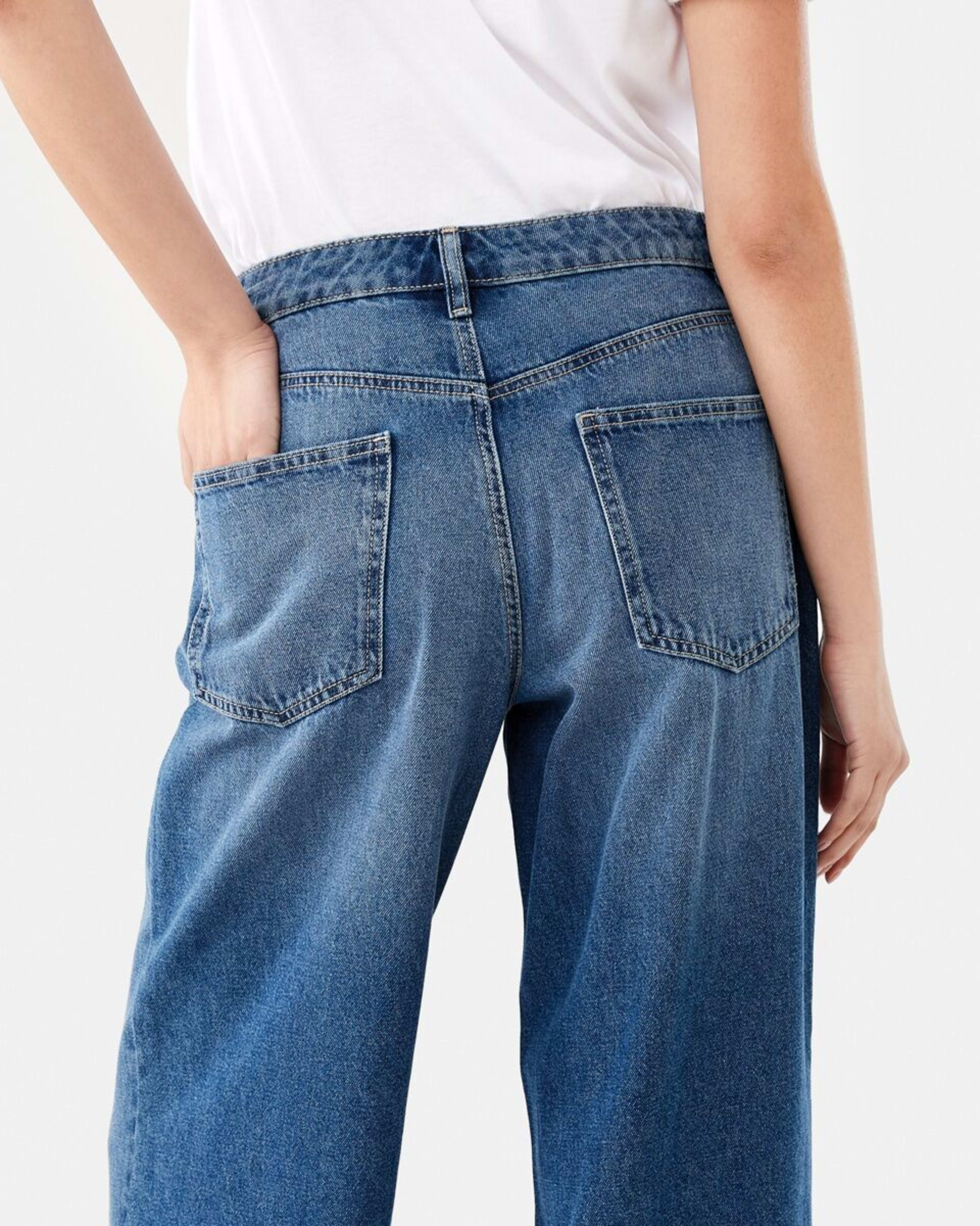 8 Wide Leg Jeans MID WASH, 8 of 9