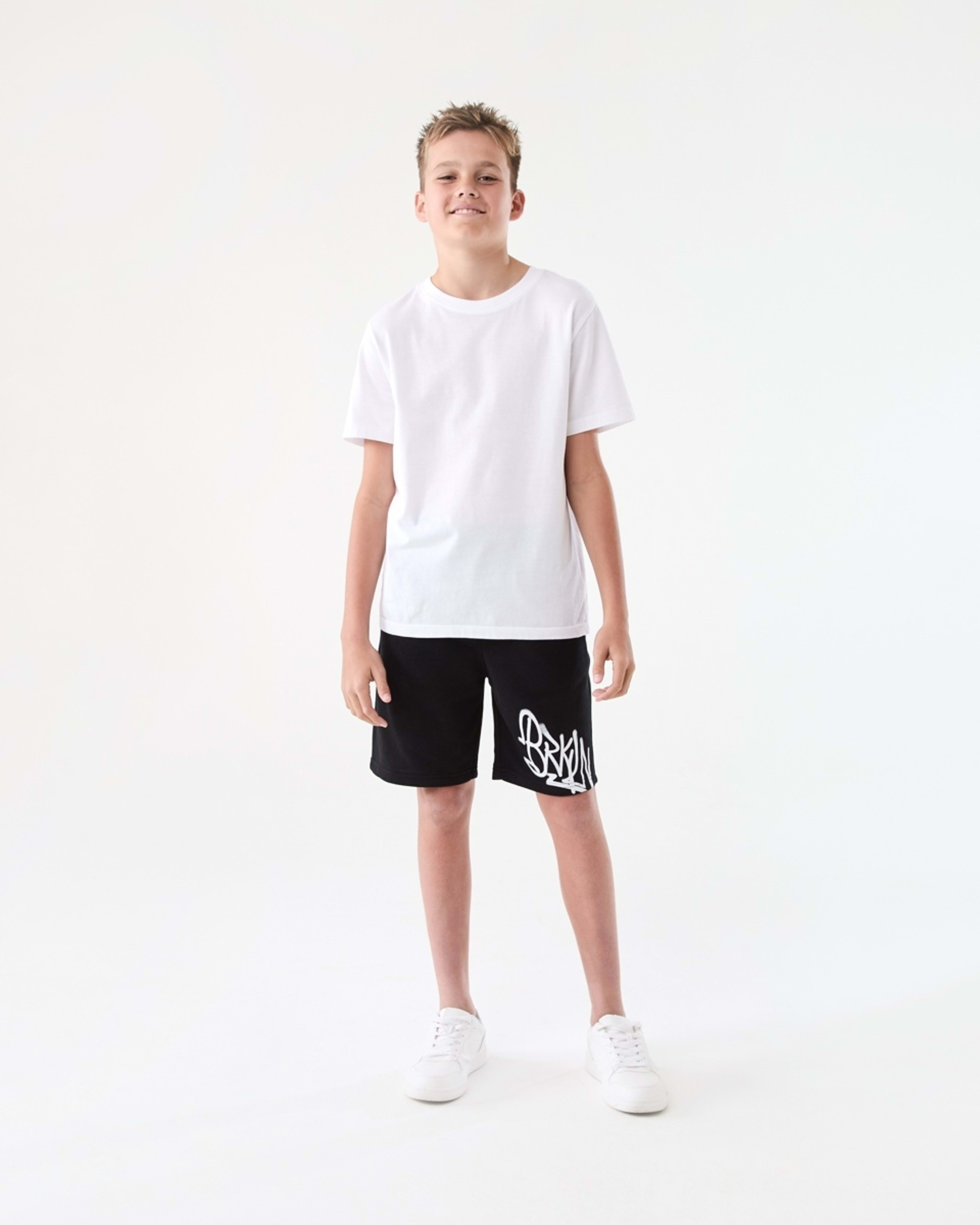 6 Printed Knit Shorts BLACK, 6 of 7