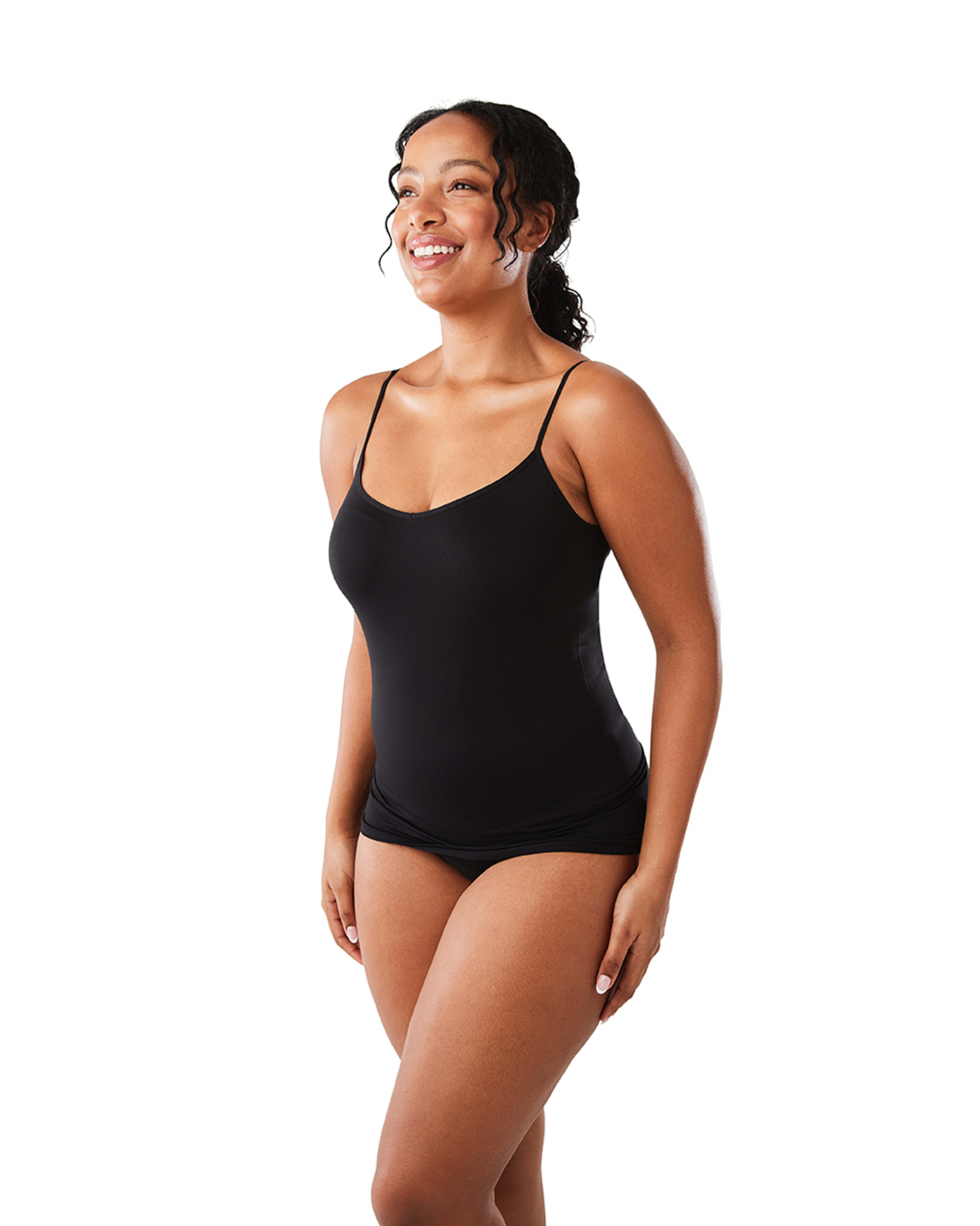 2 Seamfree Cami Black, 2 of 7