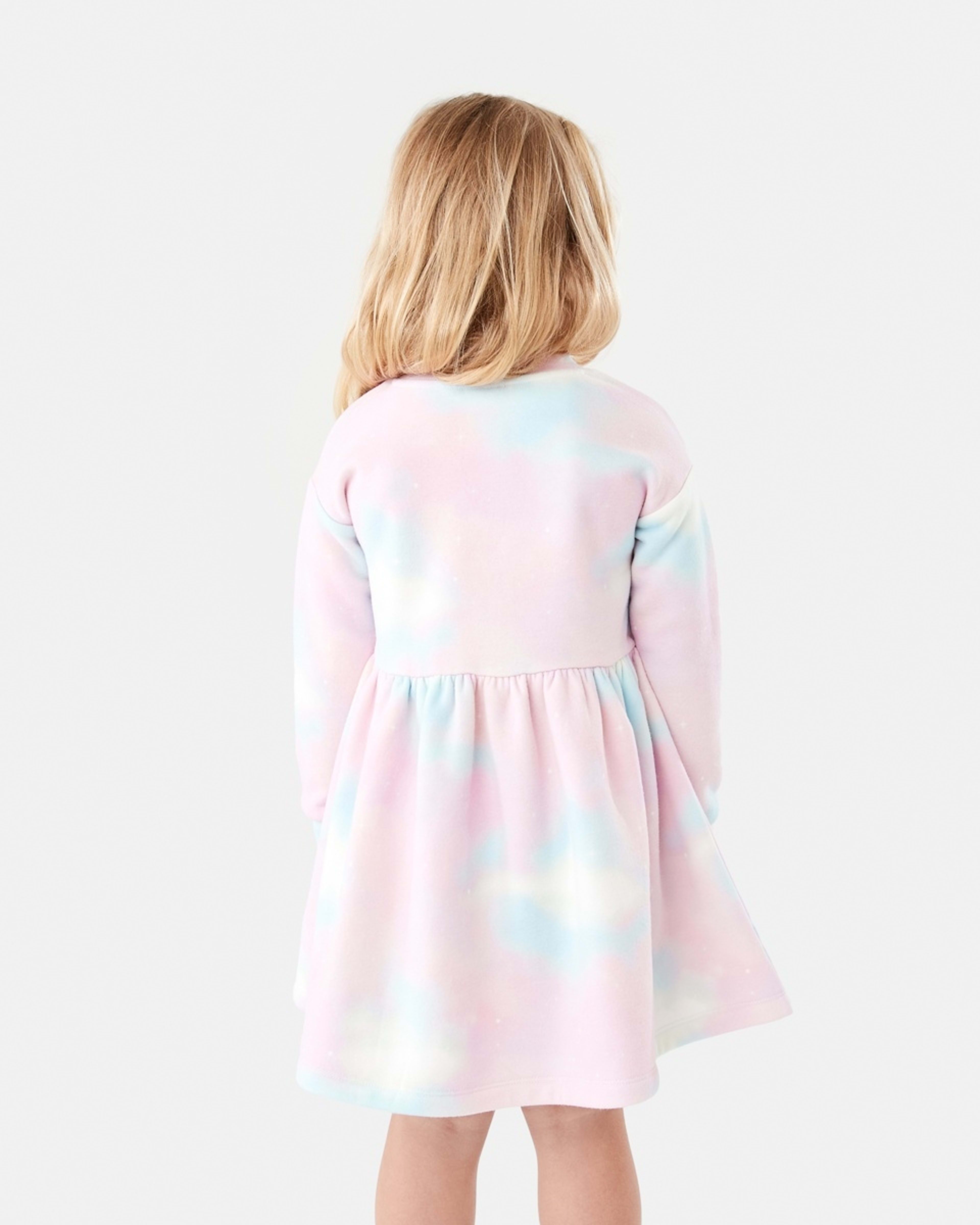 2 Printed Fleece Dress Galaxy, 2 of 9