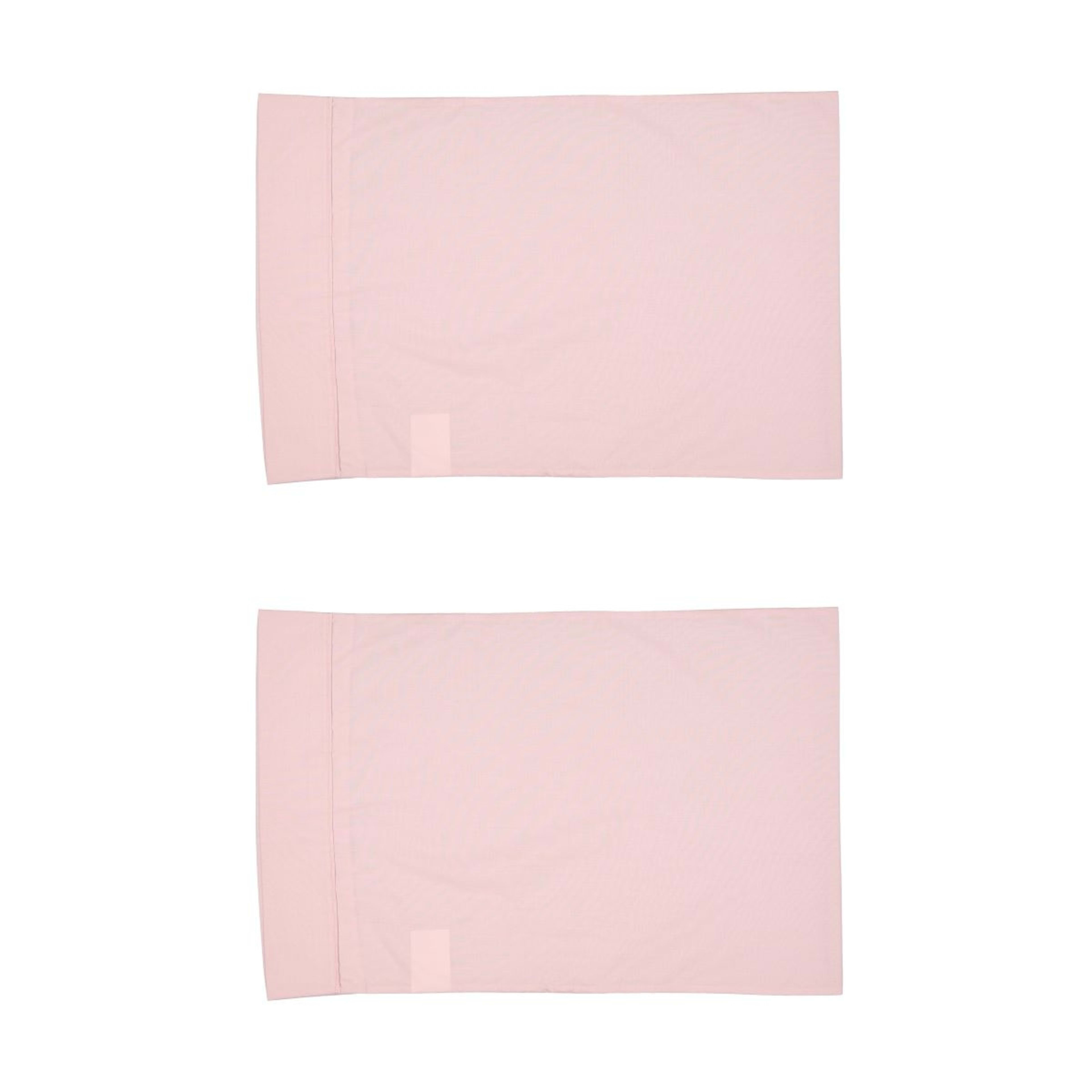 2 Pack 180 Thread Count Standard Pillowcases Pink Kmart