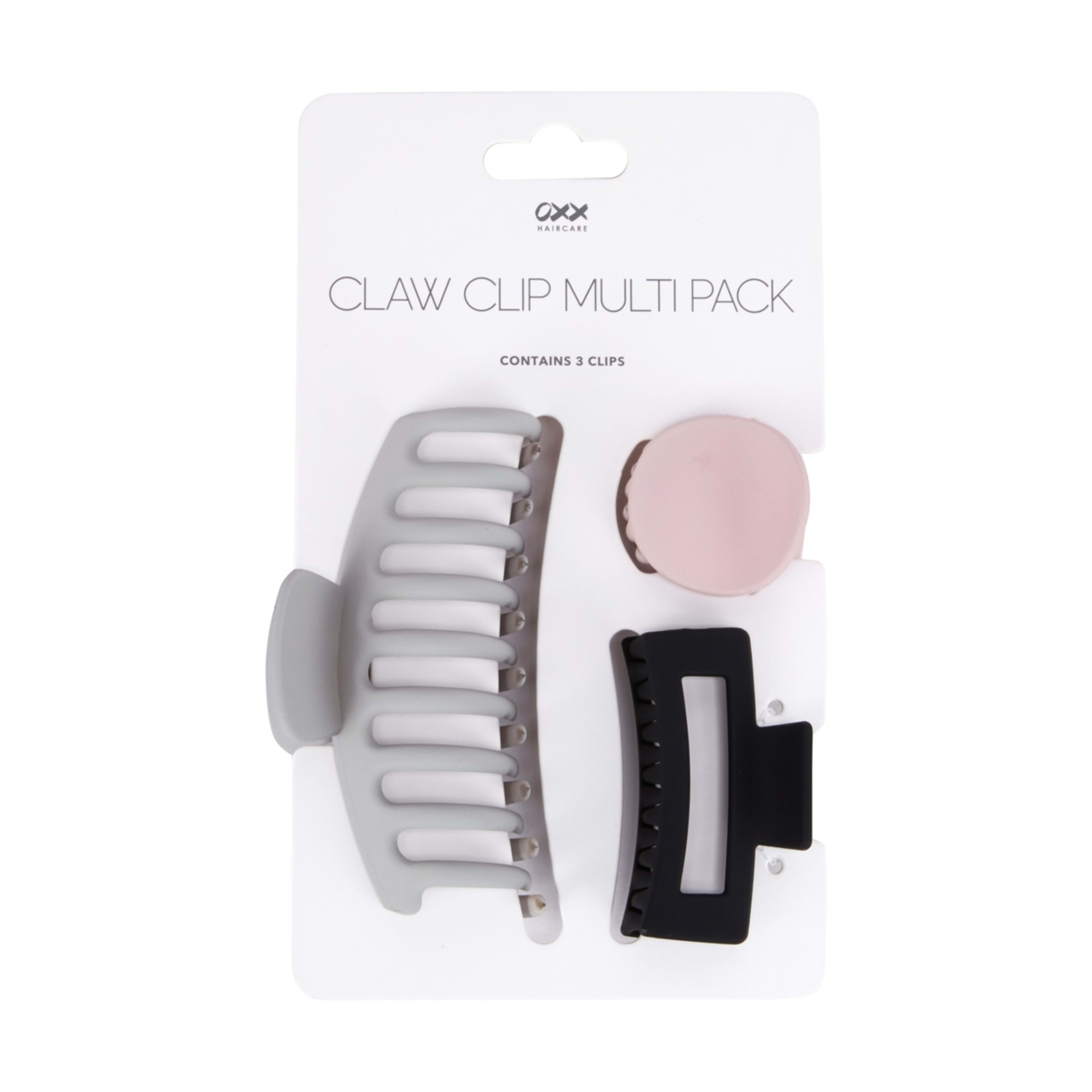 3 OXX Haircare 3 Pack Claw Hair Clips, 3 of 3