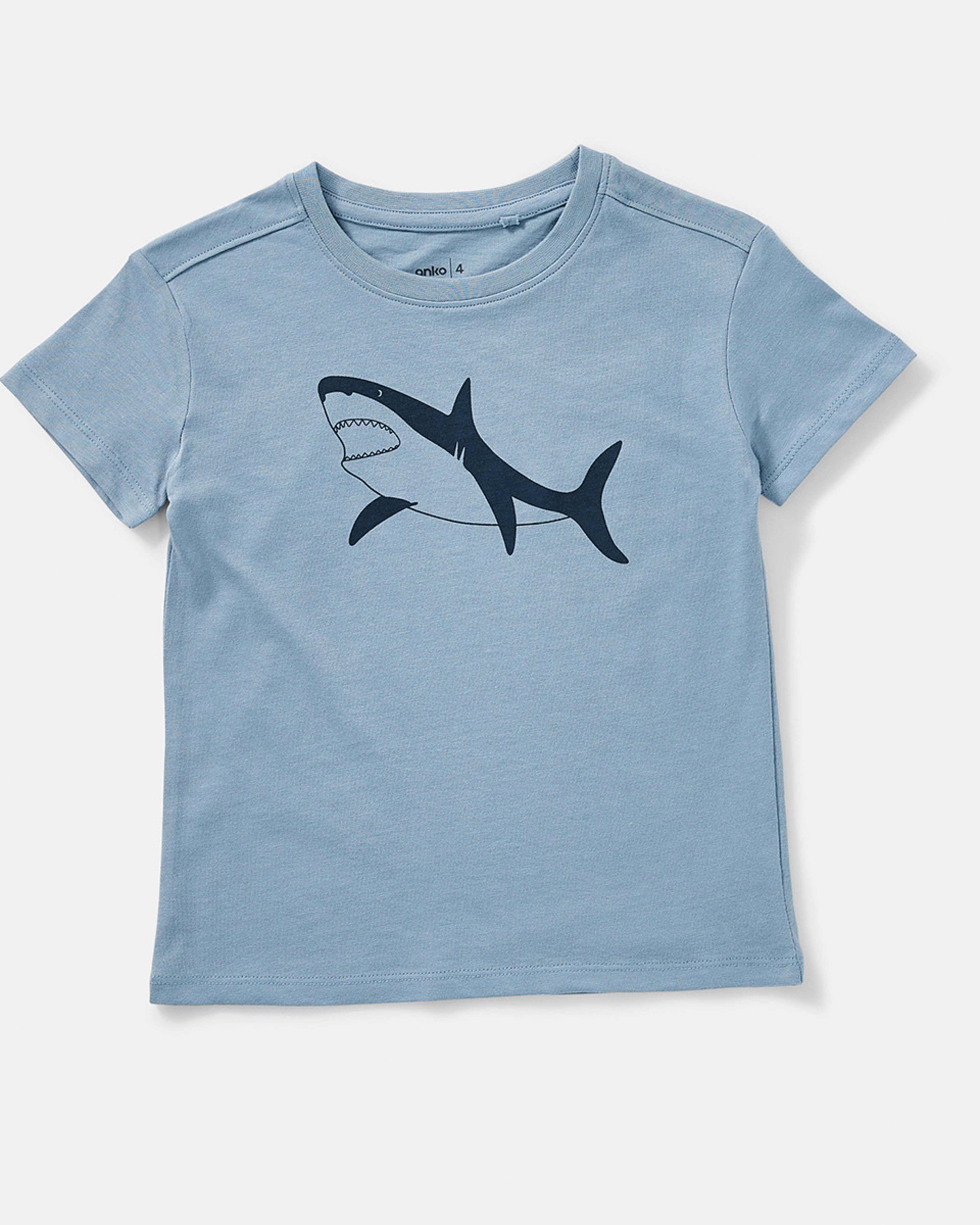 6 Chest Print T-shirt Faded Shrk, 6 of 7