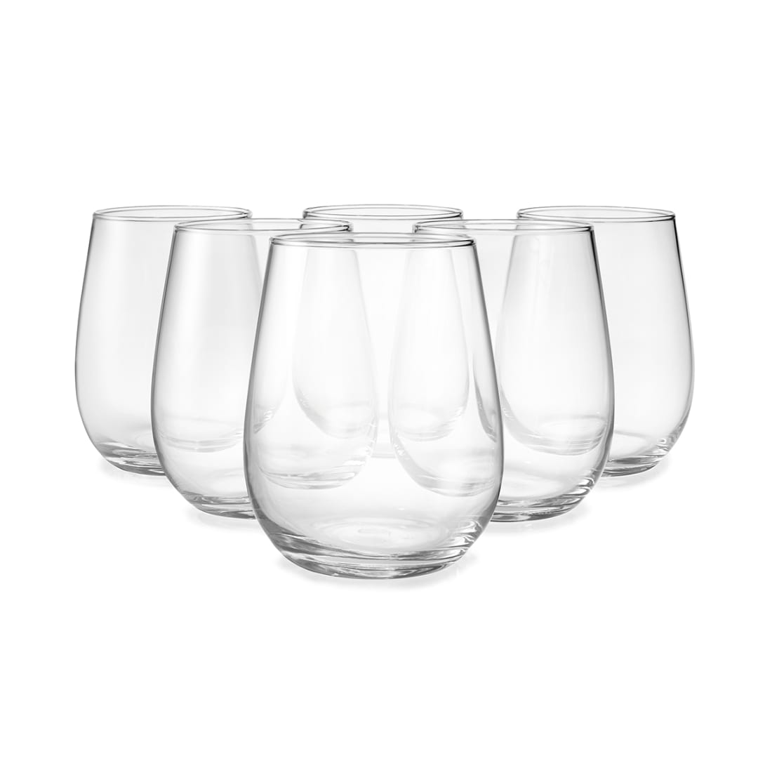 6 Positano Stemless Glasses - Kmart