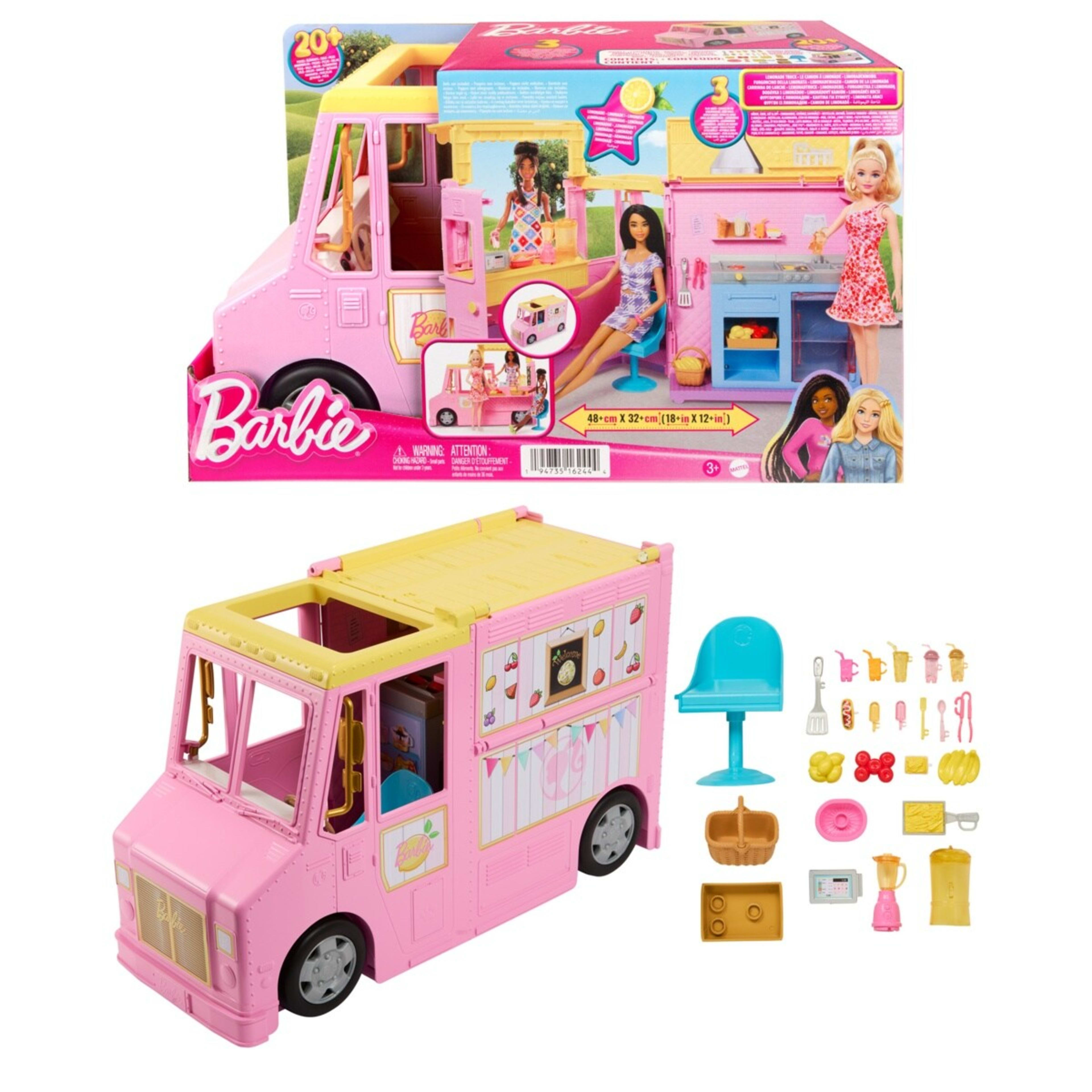 1 Barbie Lemonade Truck Playset