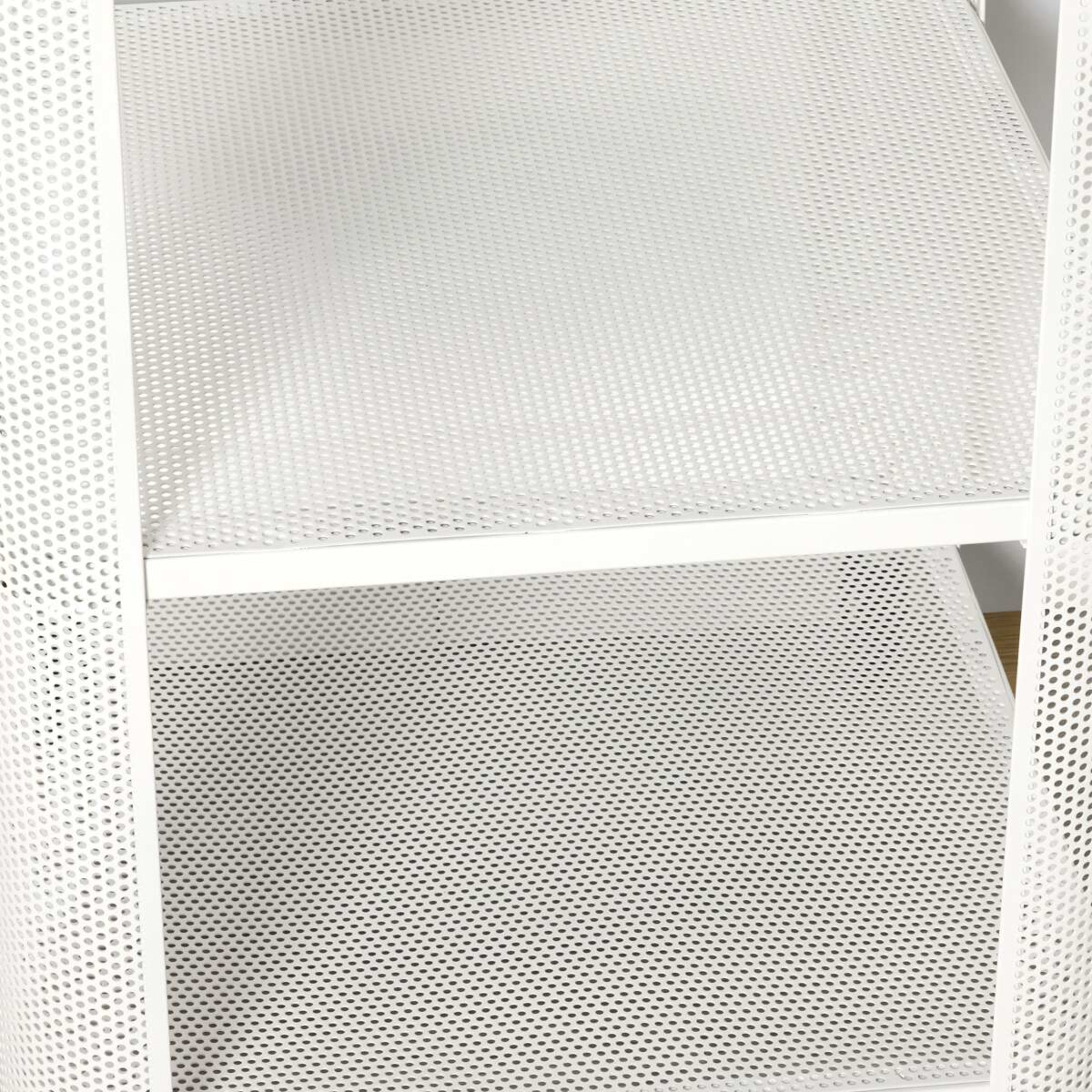 6 Mesh Side Table - White, 6 of 8