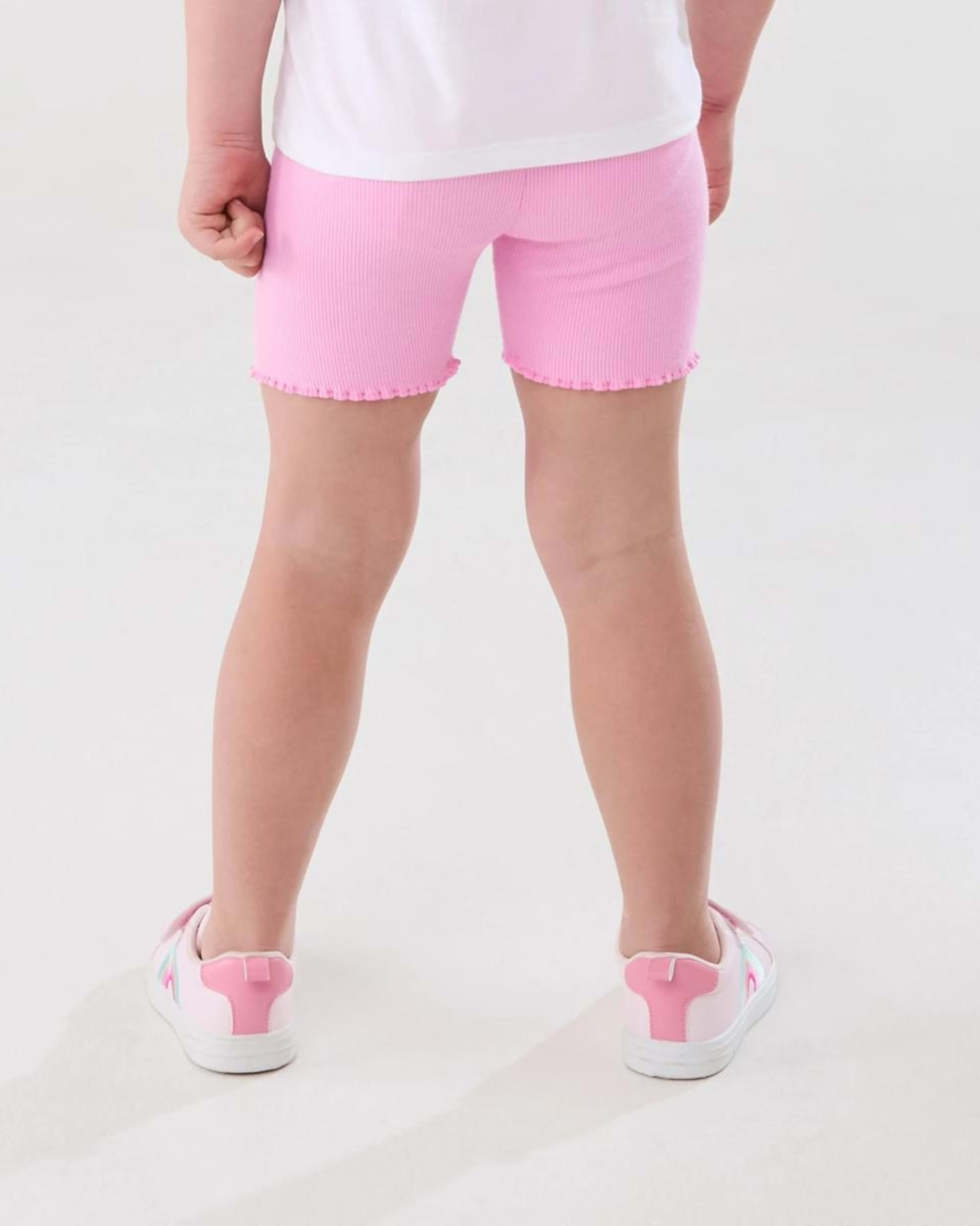 2 Printed Rib Bike Shorts PRISMATIC PINK, 2 of 5