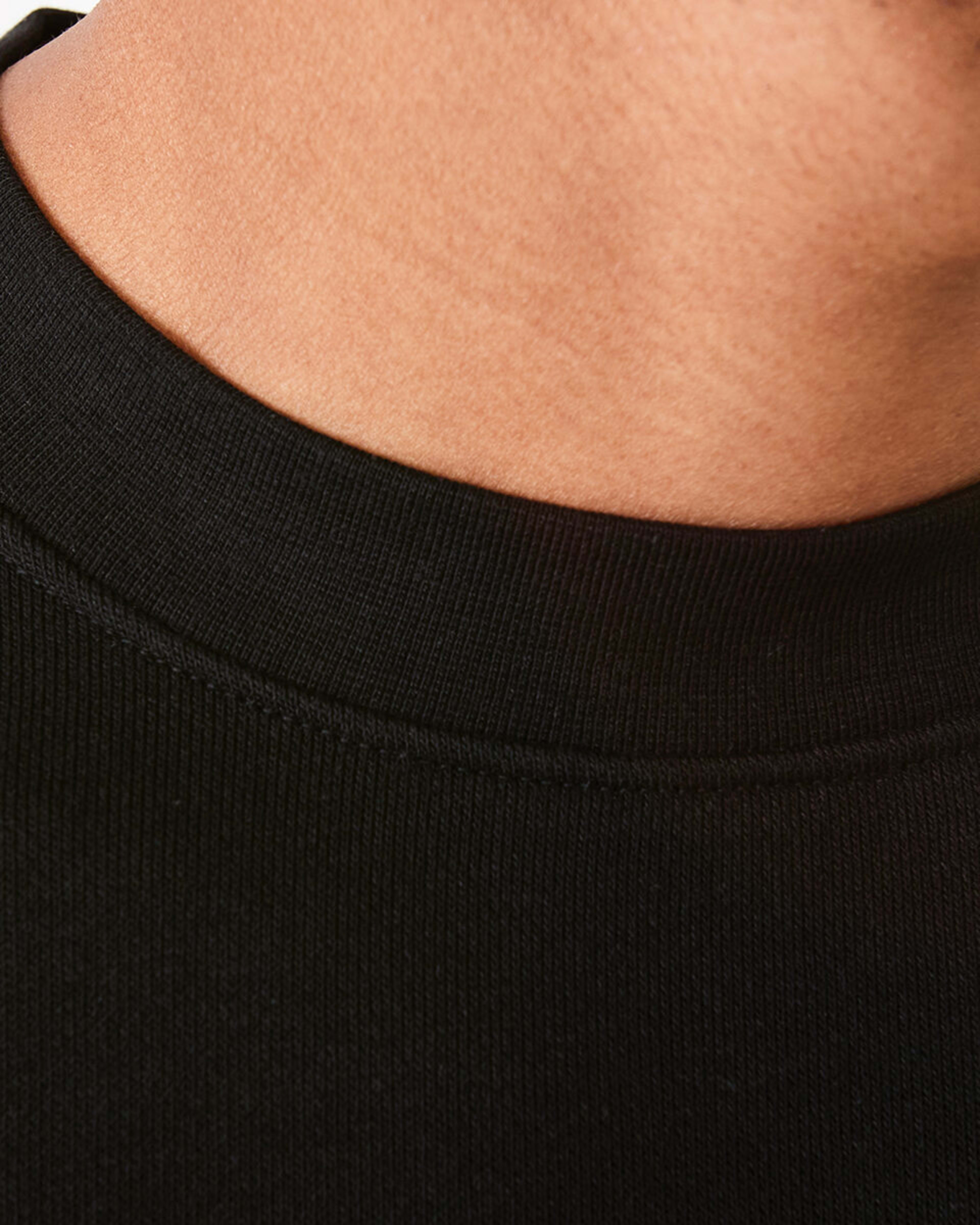 5 Active Men Terry Crew Neck Top Black, 5 of 6