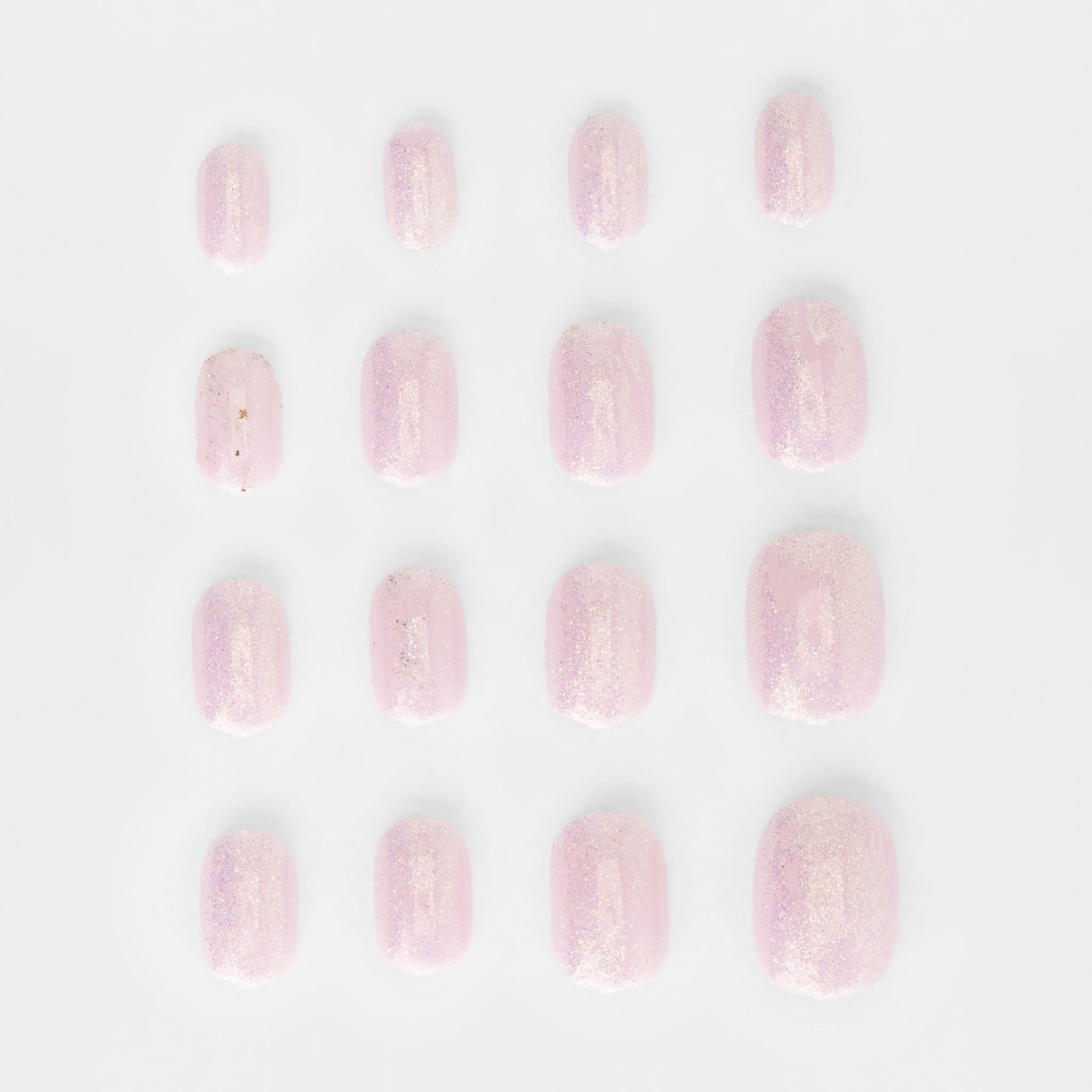 24 Pack OXX Cosmetics Kids Stick On Nails PreGlued Glitter Kmart