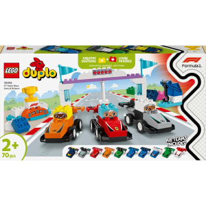 LEGO DUPLO Town F1 Team Race Cars & Drivers 1