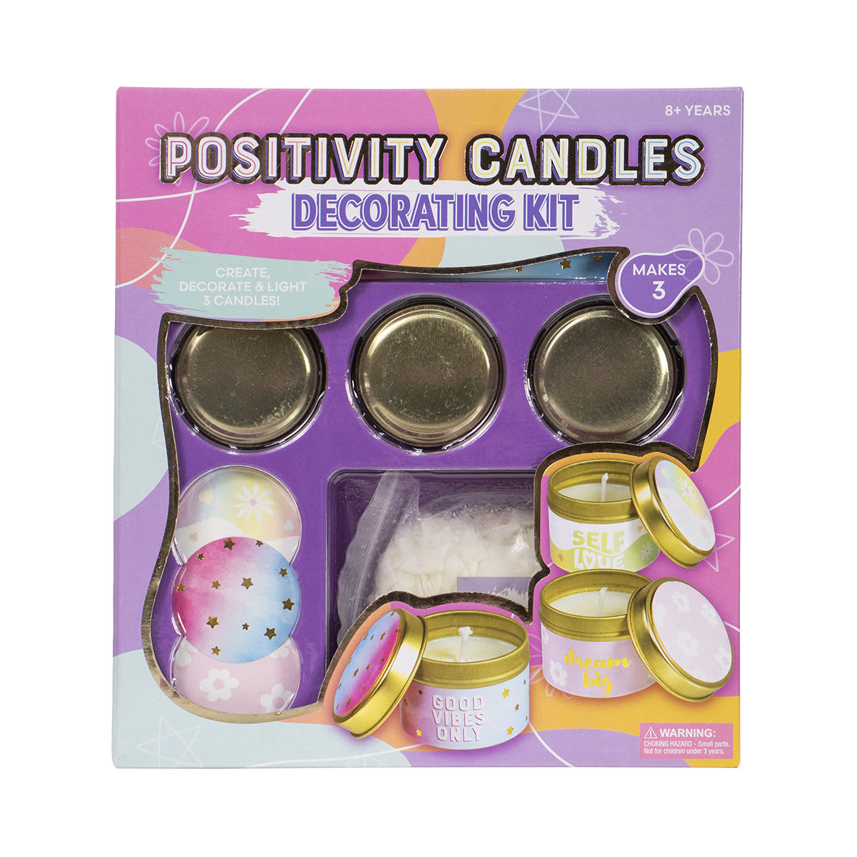 Positivity Candles Decorating Kit Kmart