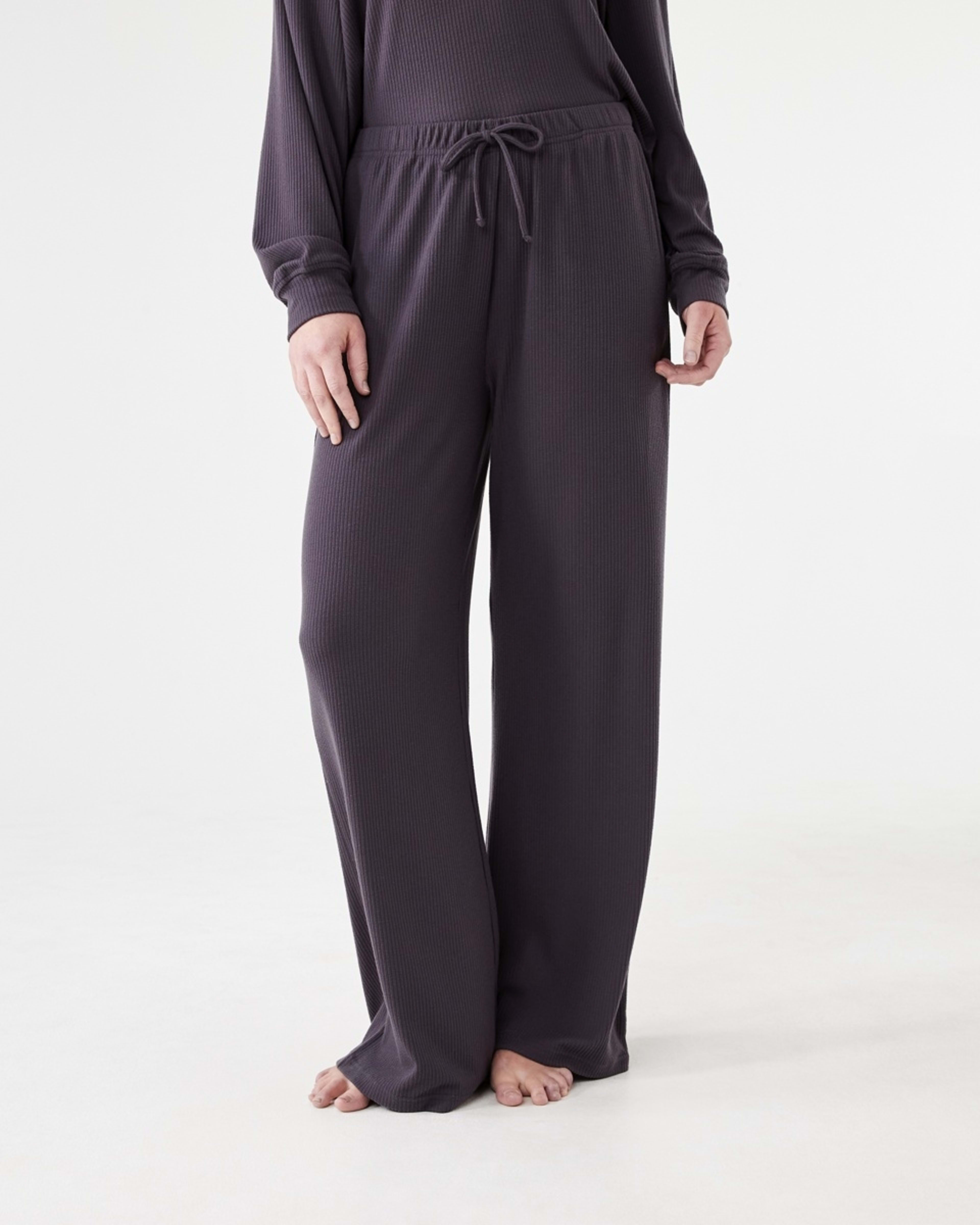 1 Brushed Rib Flare Pants Wshd Slate, 1 of 6