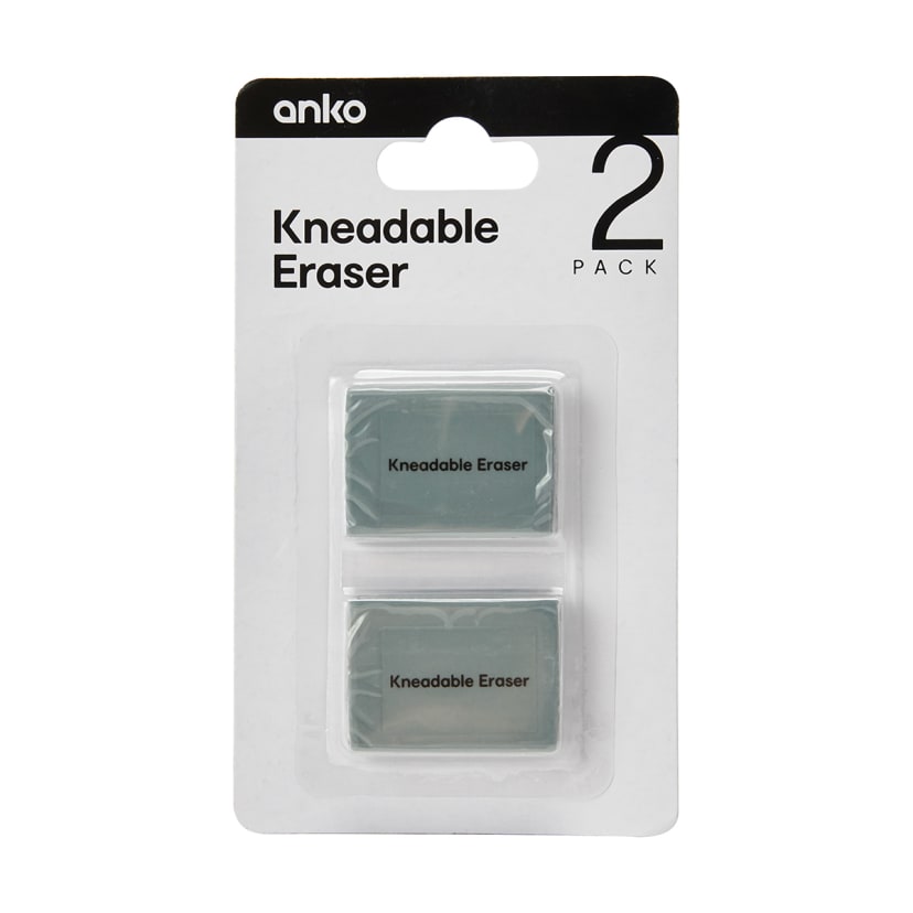 2 Pack Kneadable Eraser Kmart
