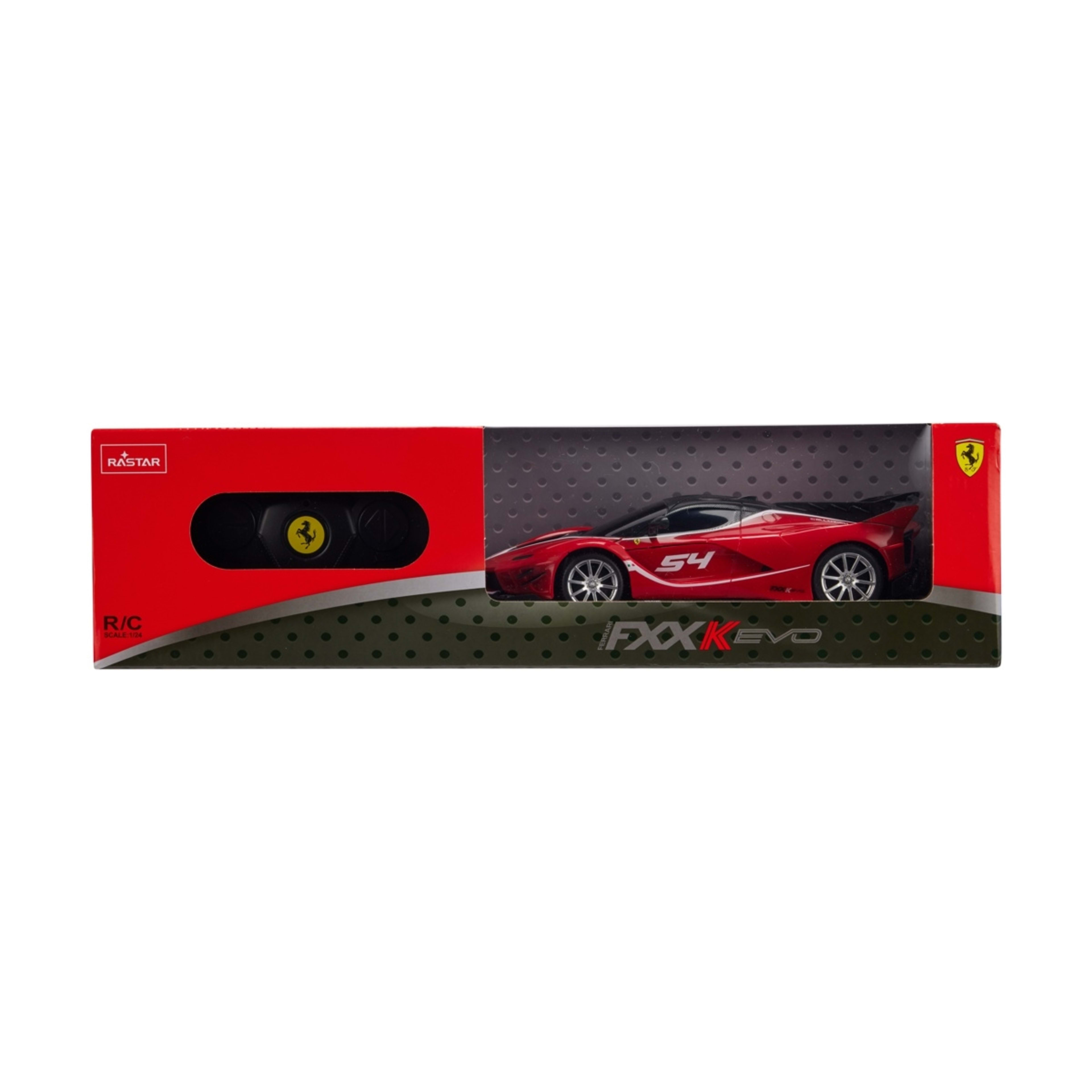 1 Rastar R/C 1:24 Scale Ferrari FXX K Evo Car, 1 of 8