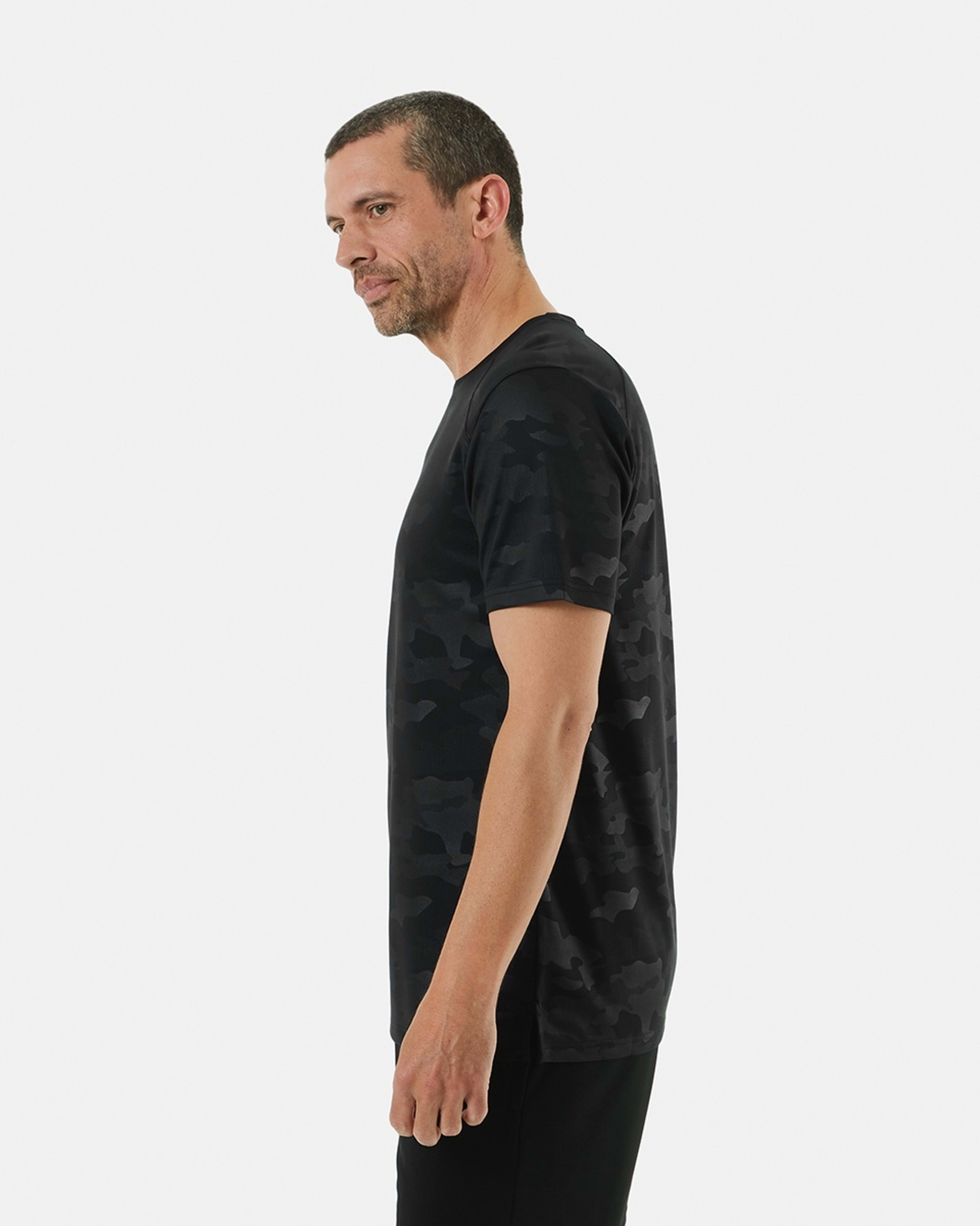 2 Active Mens Printed T-shirt Tonal Camo, 2 of 5