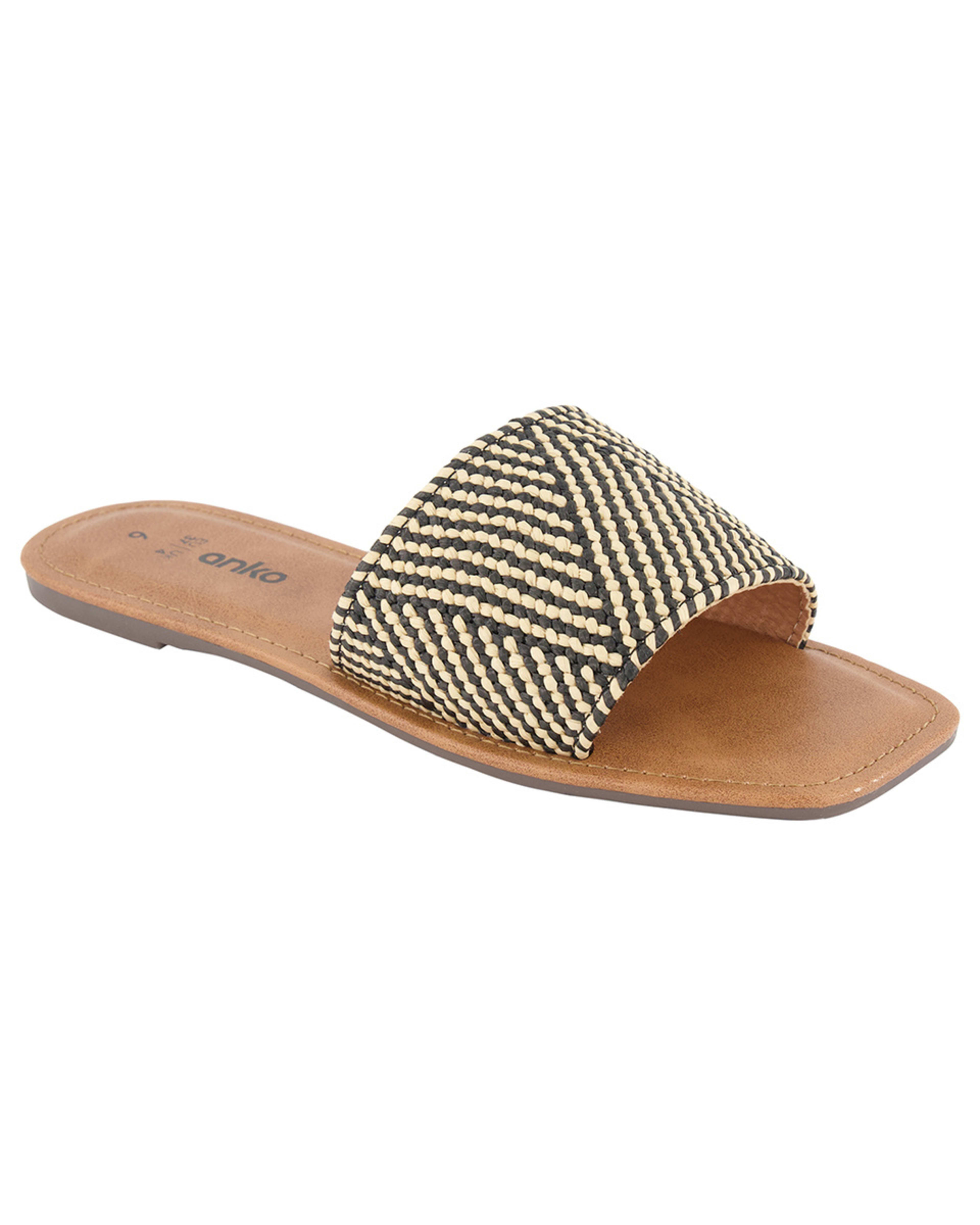 Texture Casual Slides Kmart