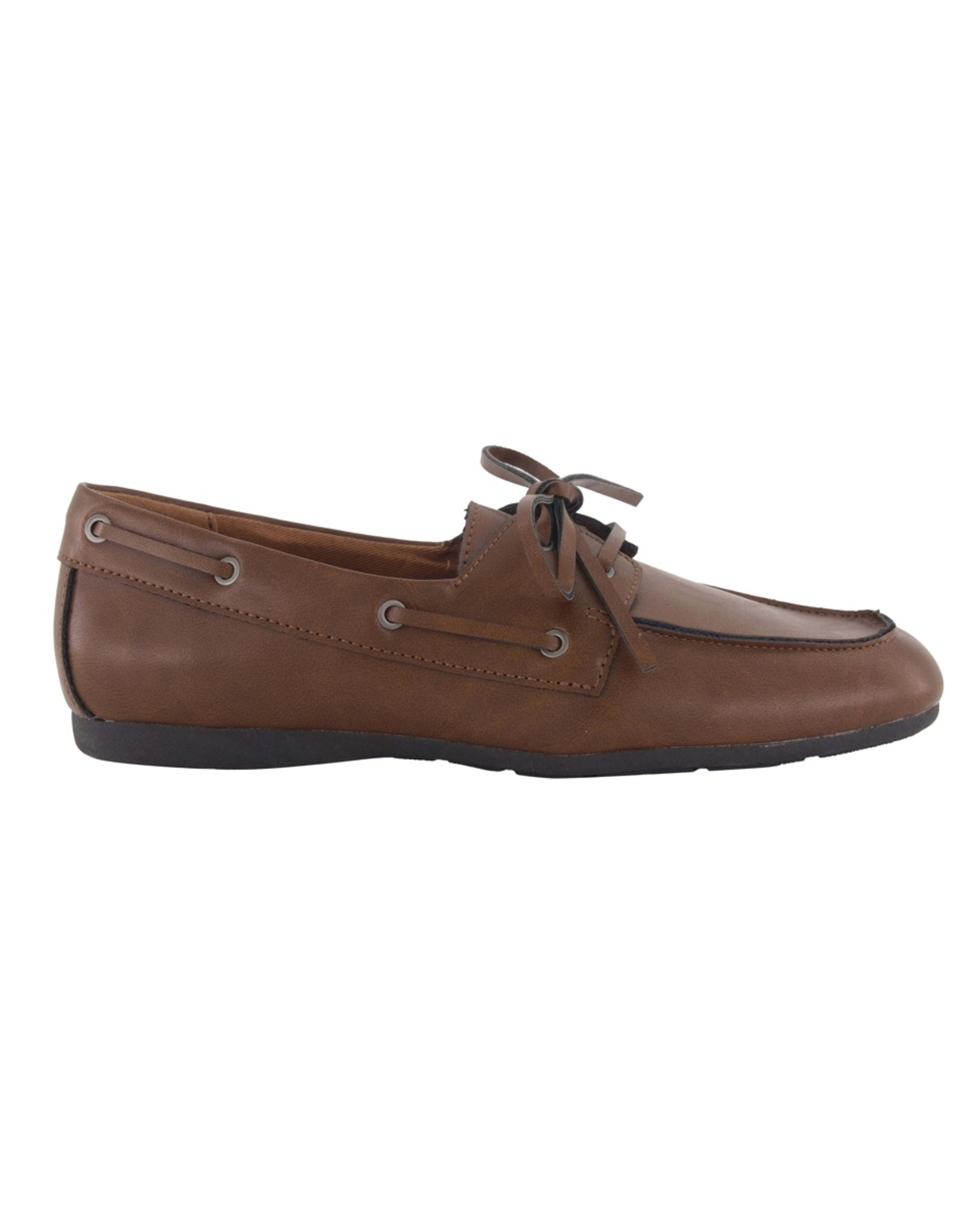 1 Boat Shoe Flats DARKER TAN