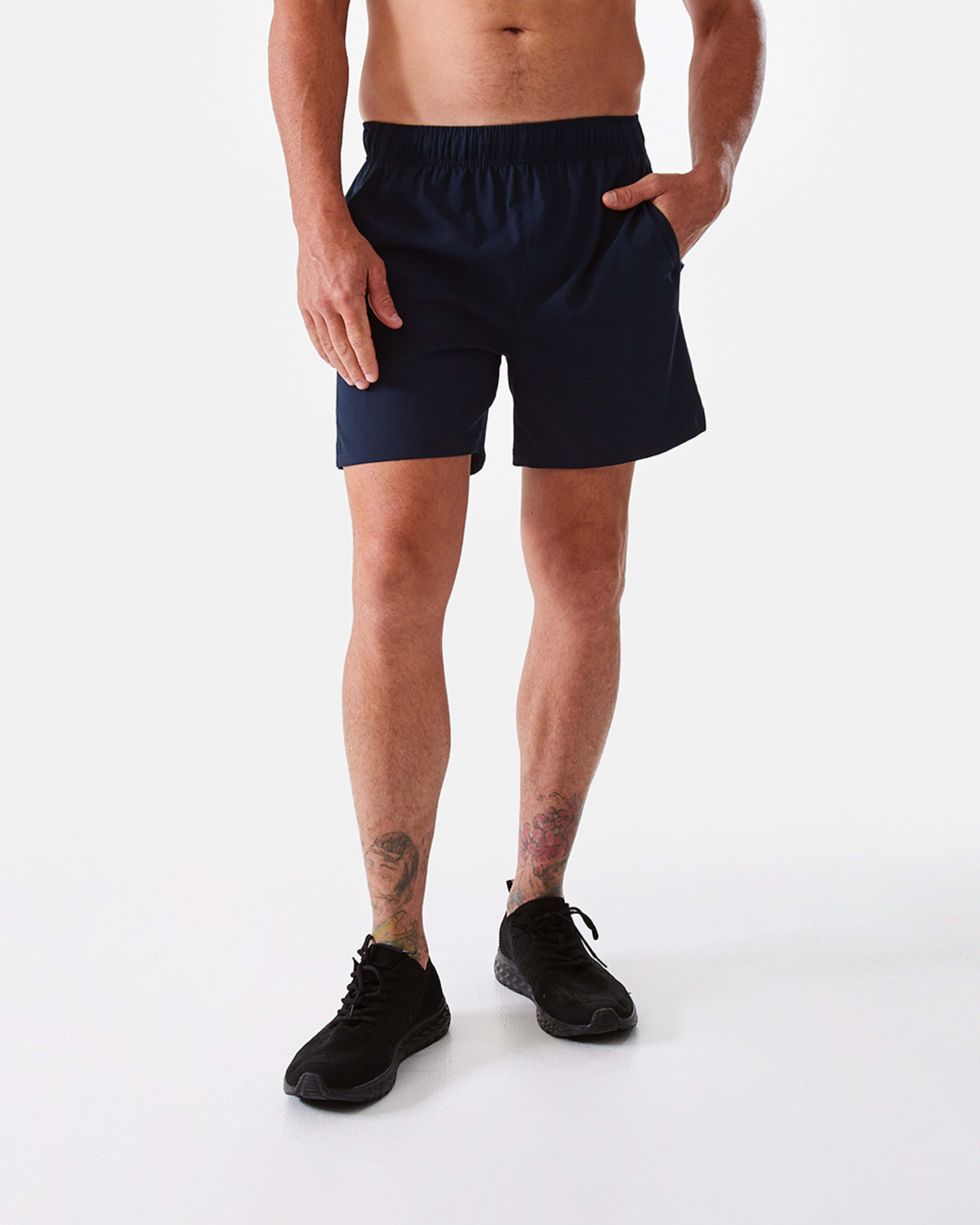 6 Active Mens Woven Stretch Shorts NAVY CORE, 6 of 7