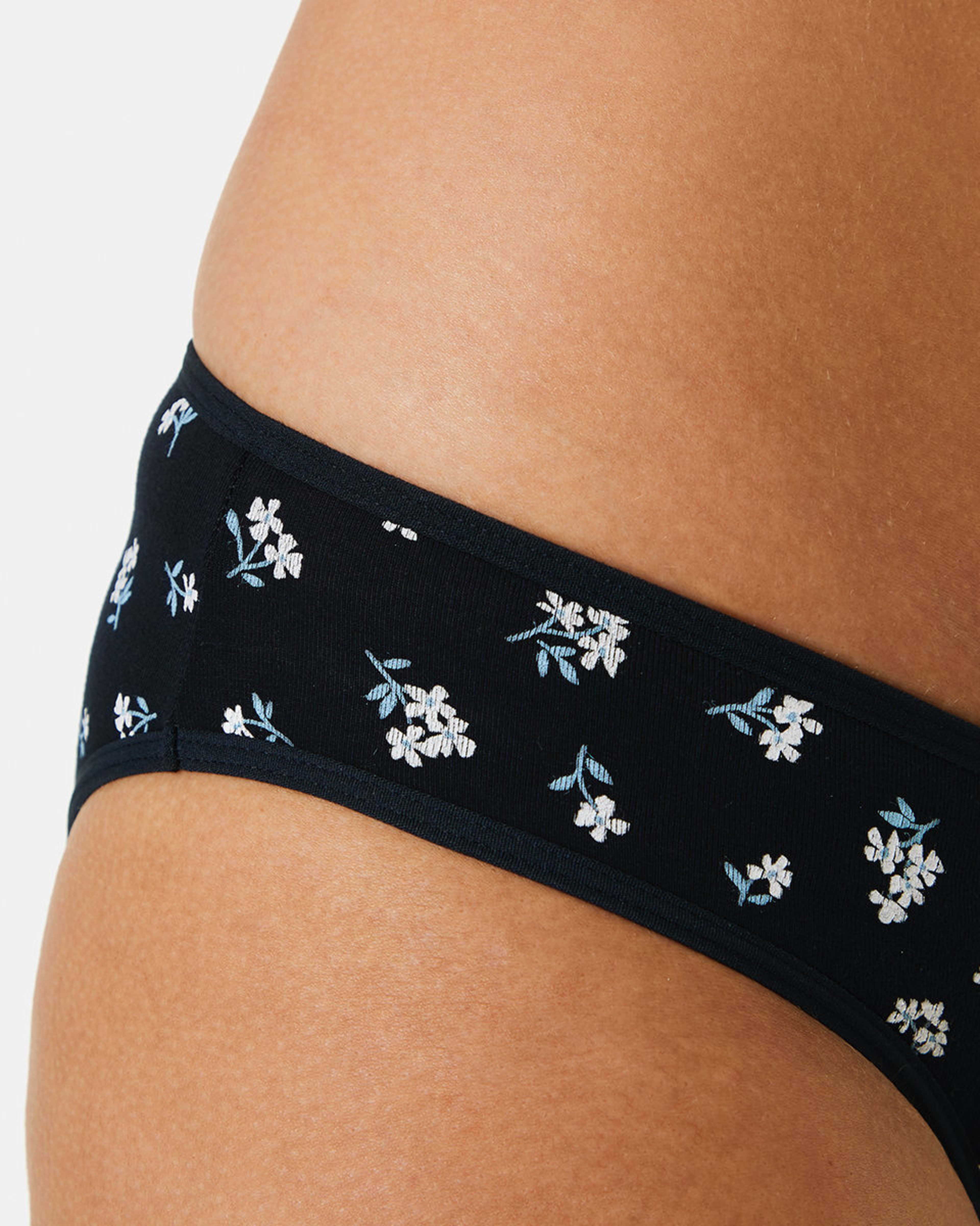 10 5 Pack Cotton Stretch Bikini Briefs Little Flr, 10 of 10