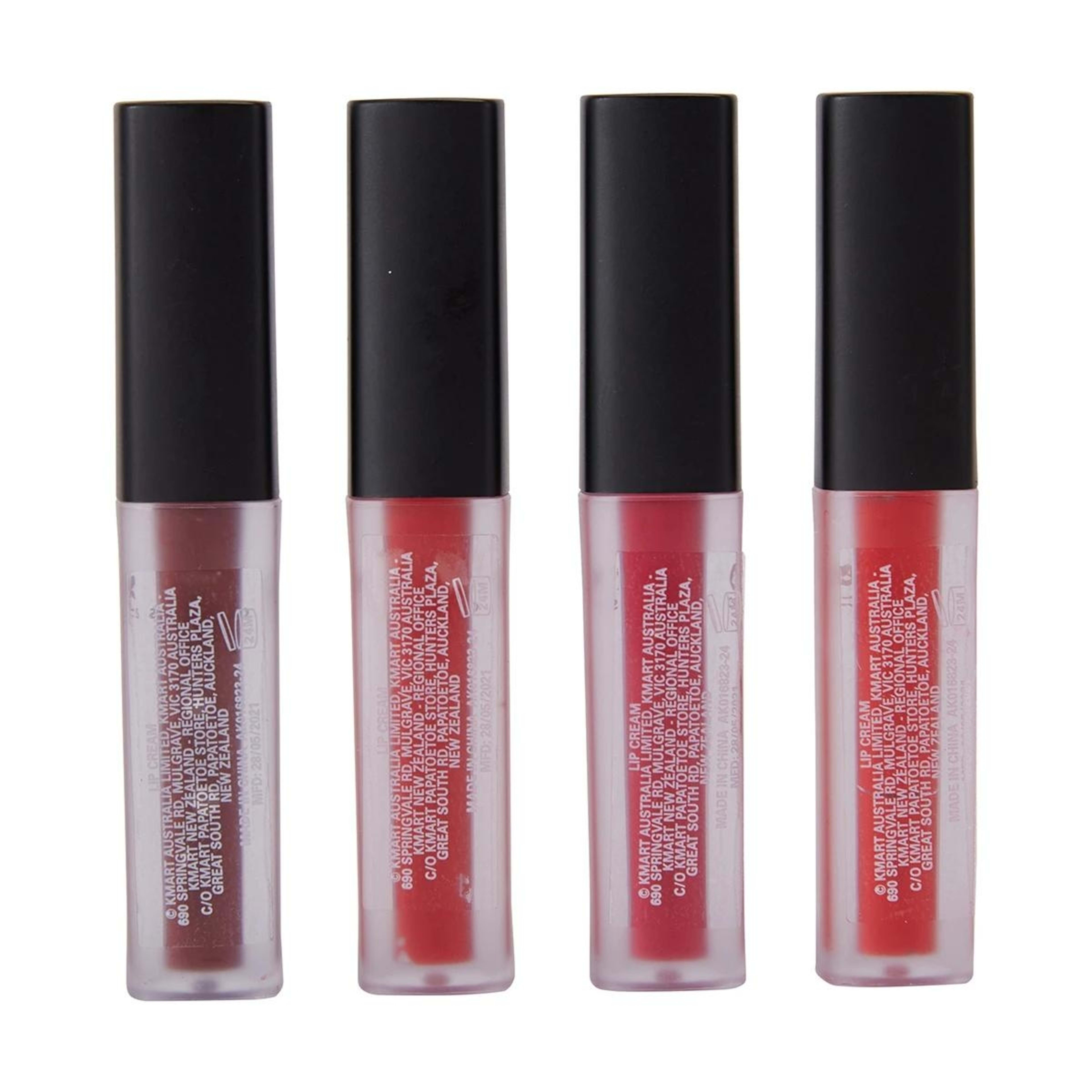 6 OXX Cosmetics 4 Piece Liquid Lip Demi Matte Liquid Lipstick - Ruby, 6 of 7