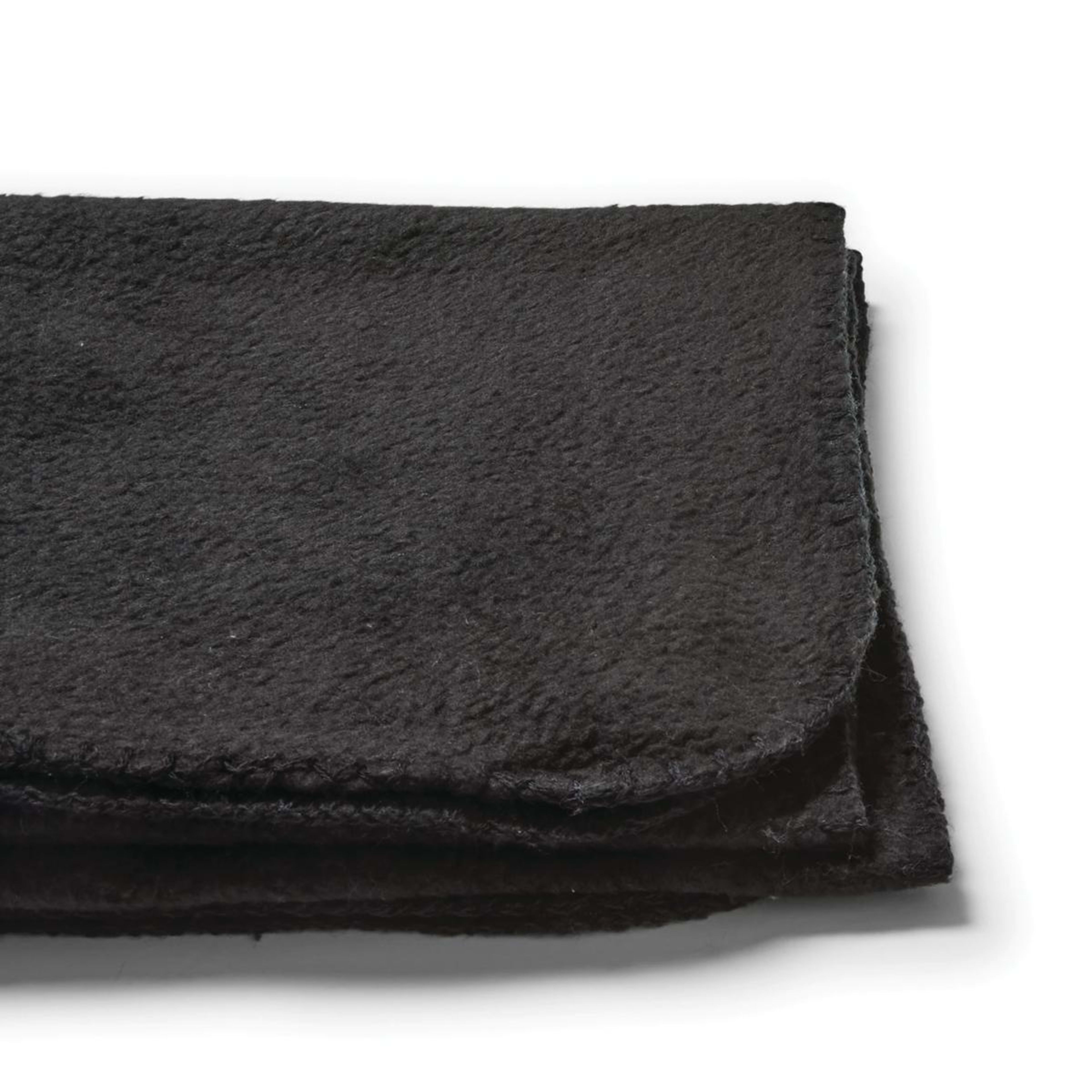 6 Polar Fleece Throw - Black, 6 of 6