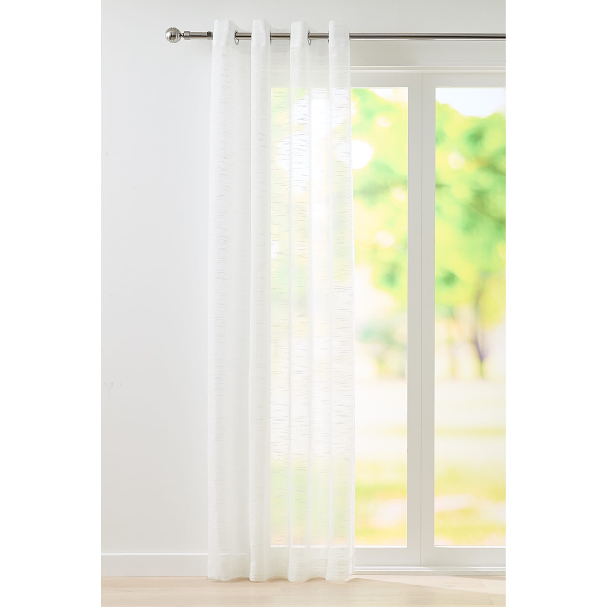 Rome Curtain - White - Kmart