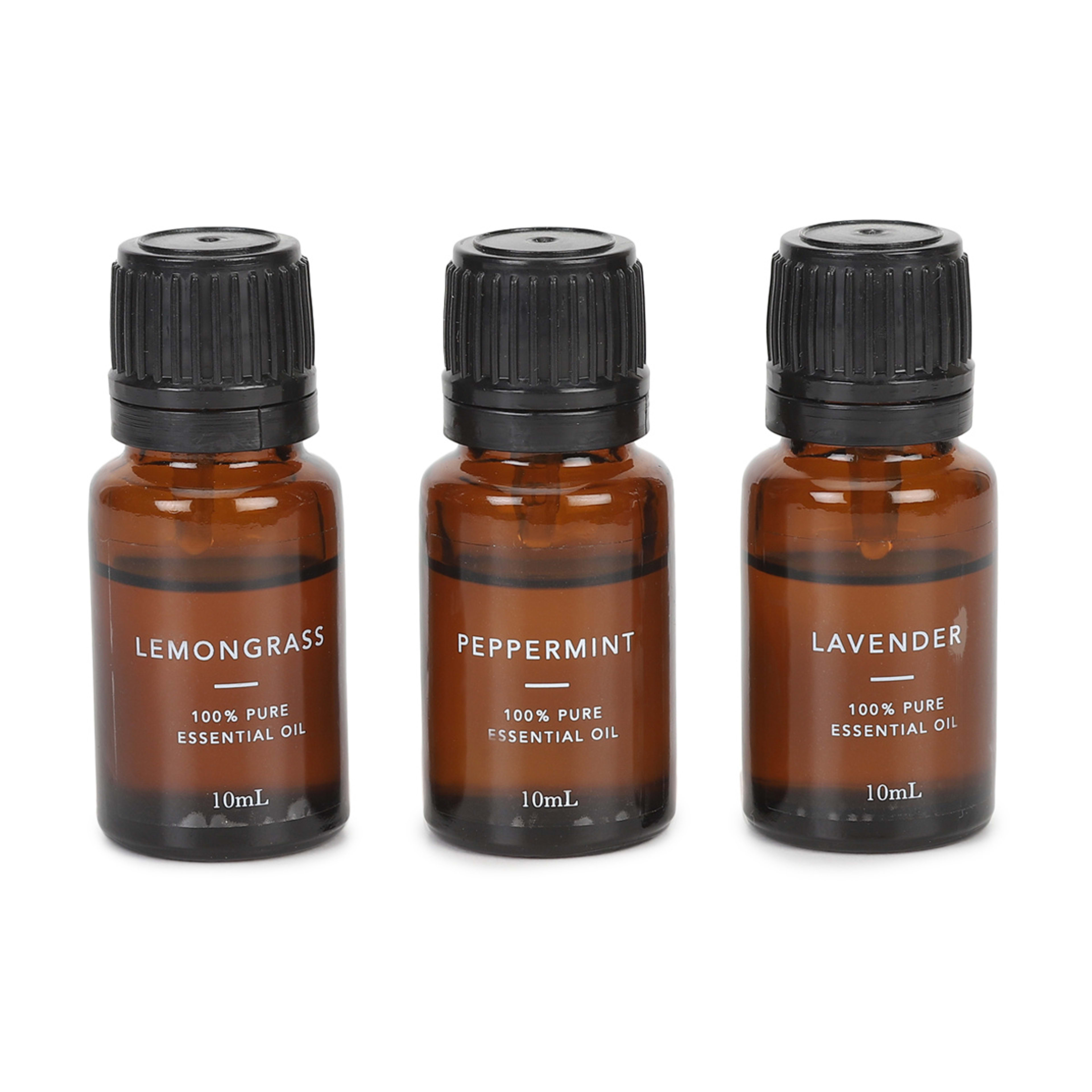 3 Pack Basic Essentials Pure Essential Oil Gift Set 30ml Kmart