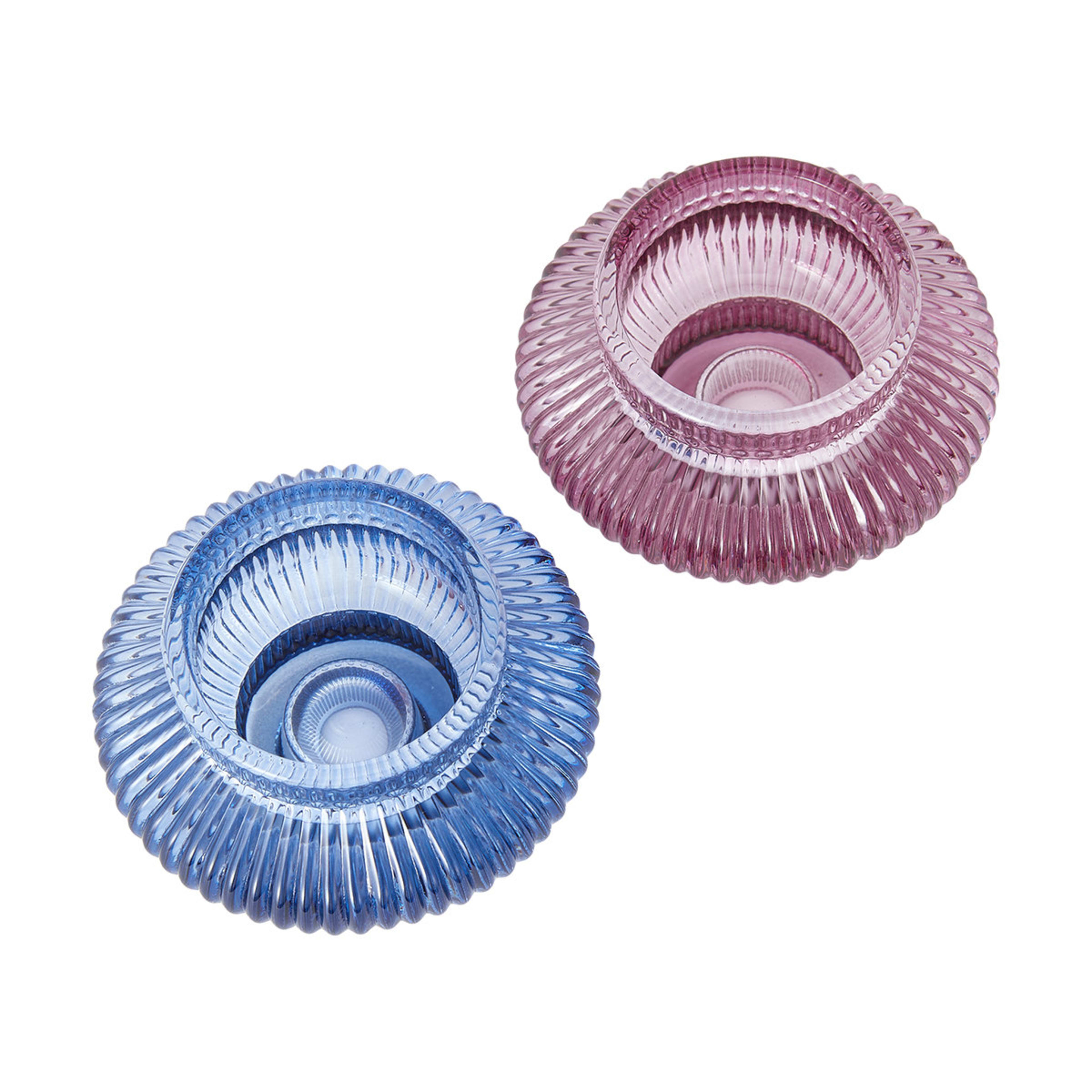 2 Pack Glass Tealight Holders Kmart