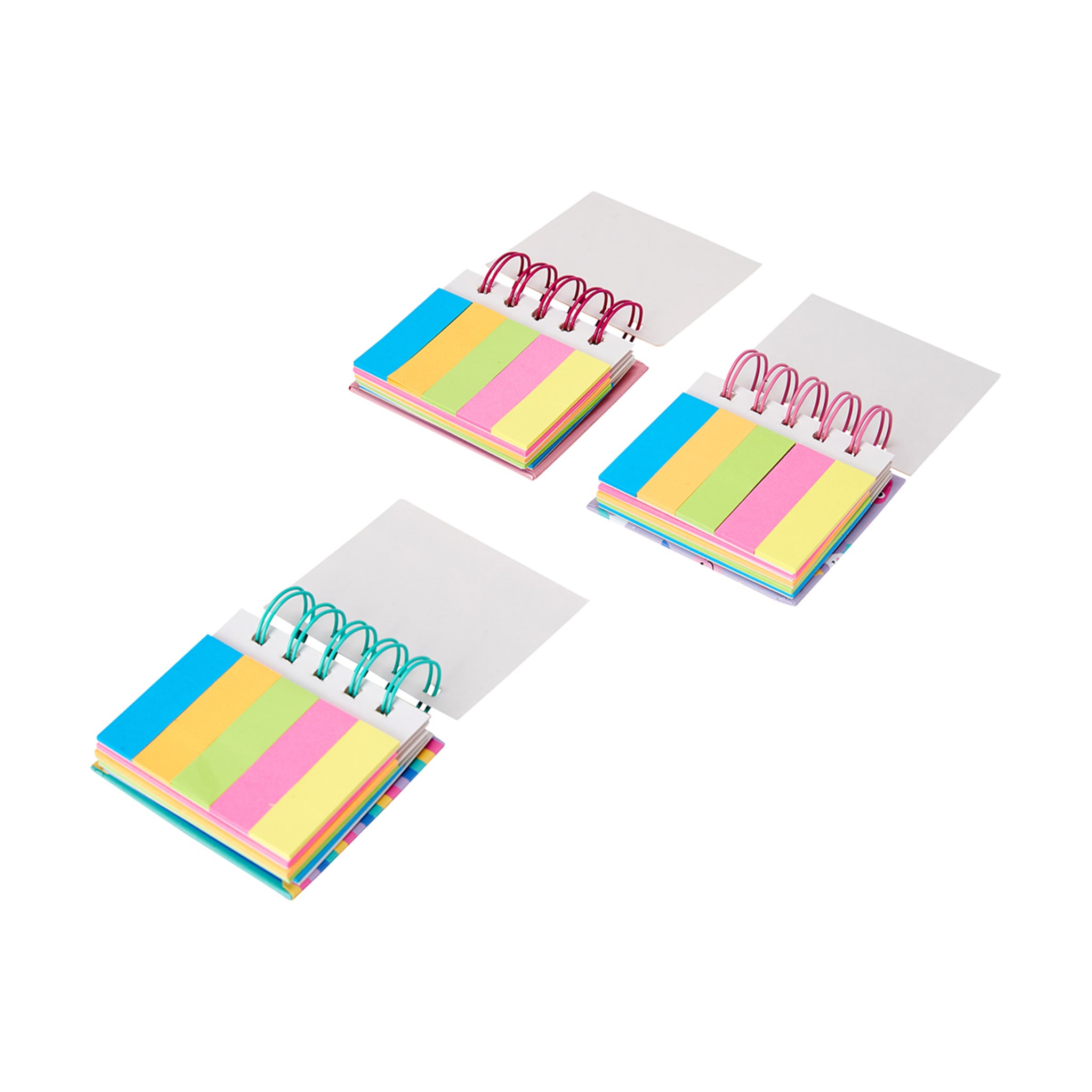 Spiral Sticky Note Assorted Kmart