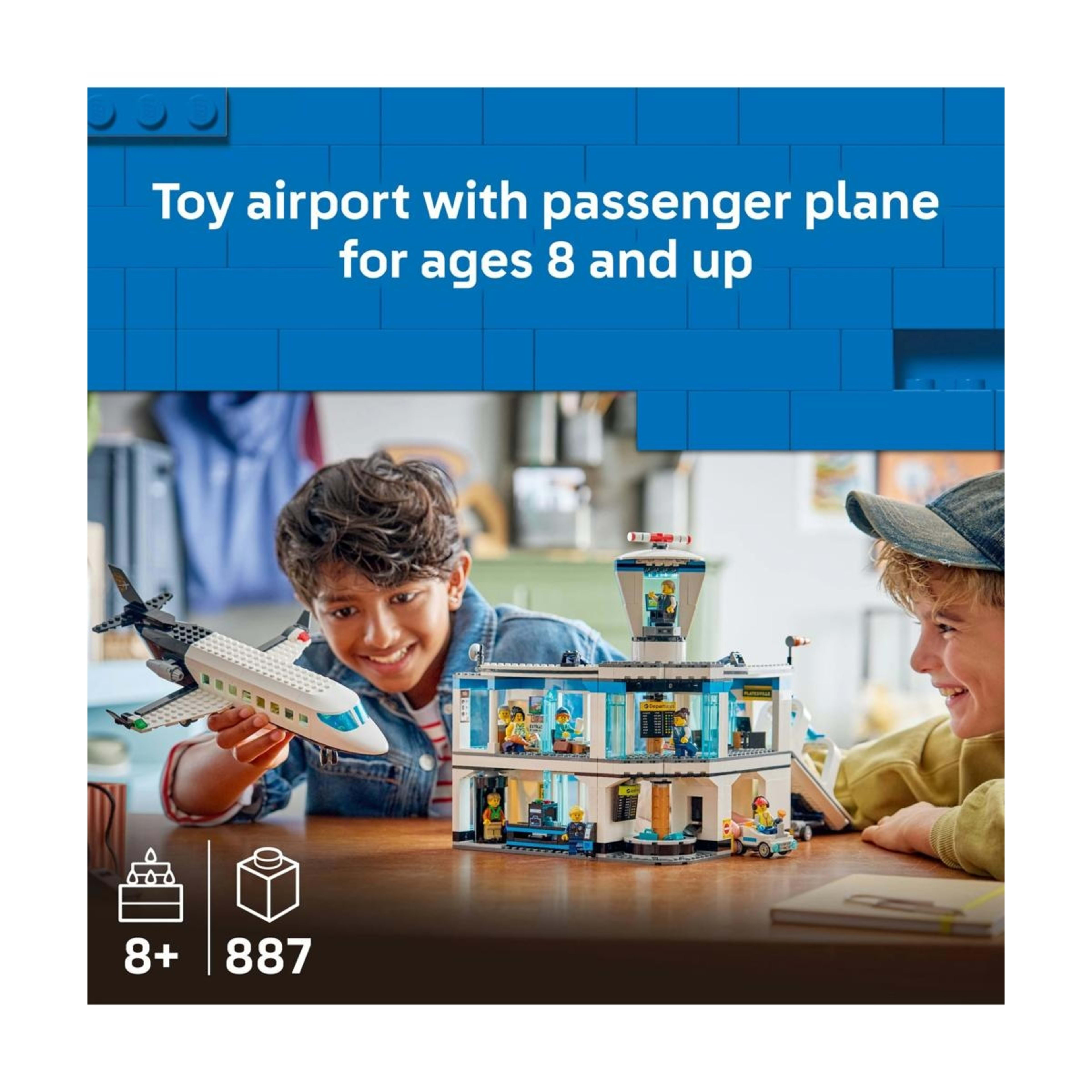 3 LEGO City Airport with Airplane 60502, 3 of 10