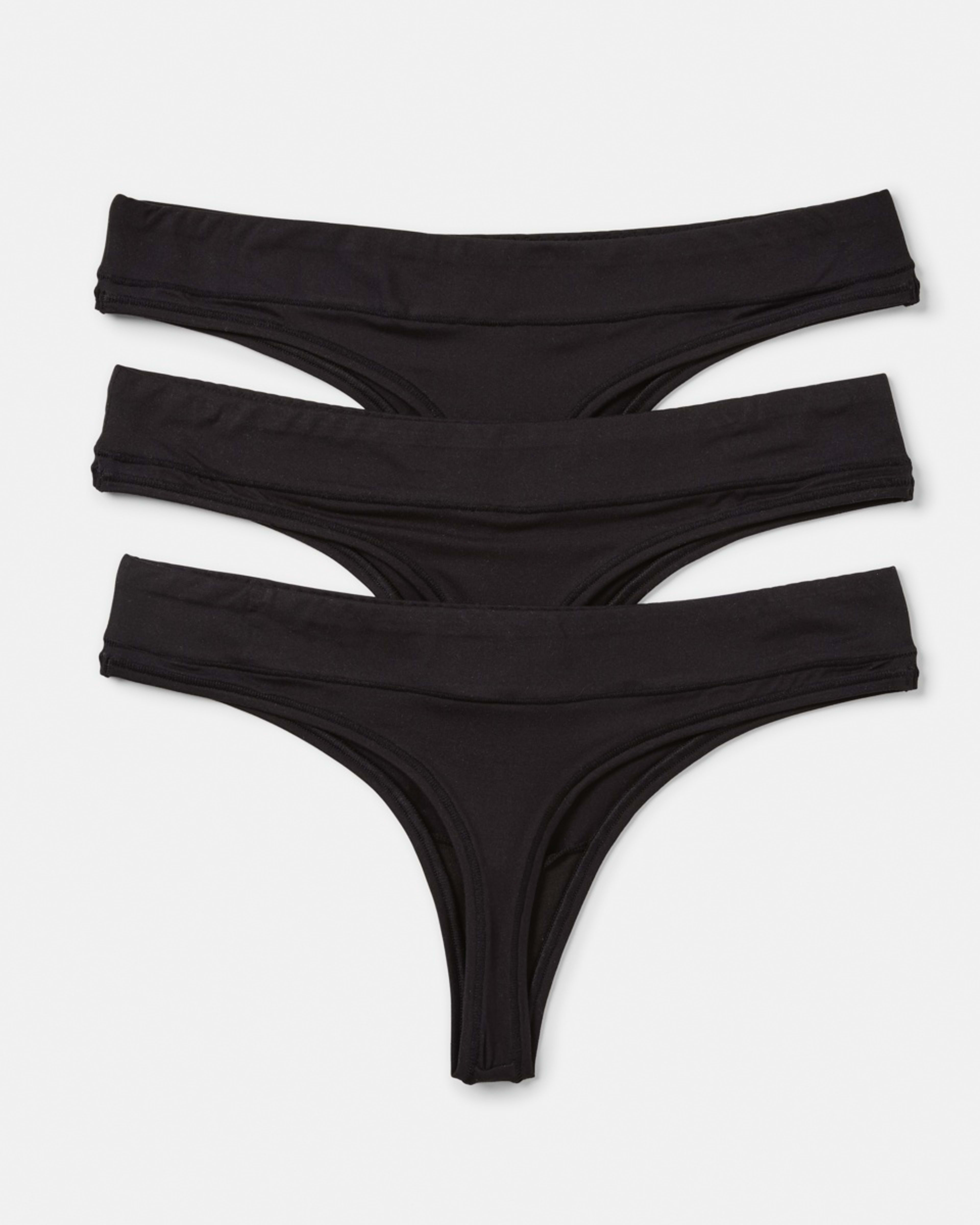 2 3 Pack Marla G-string Briefs BLACK, 2 of 6