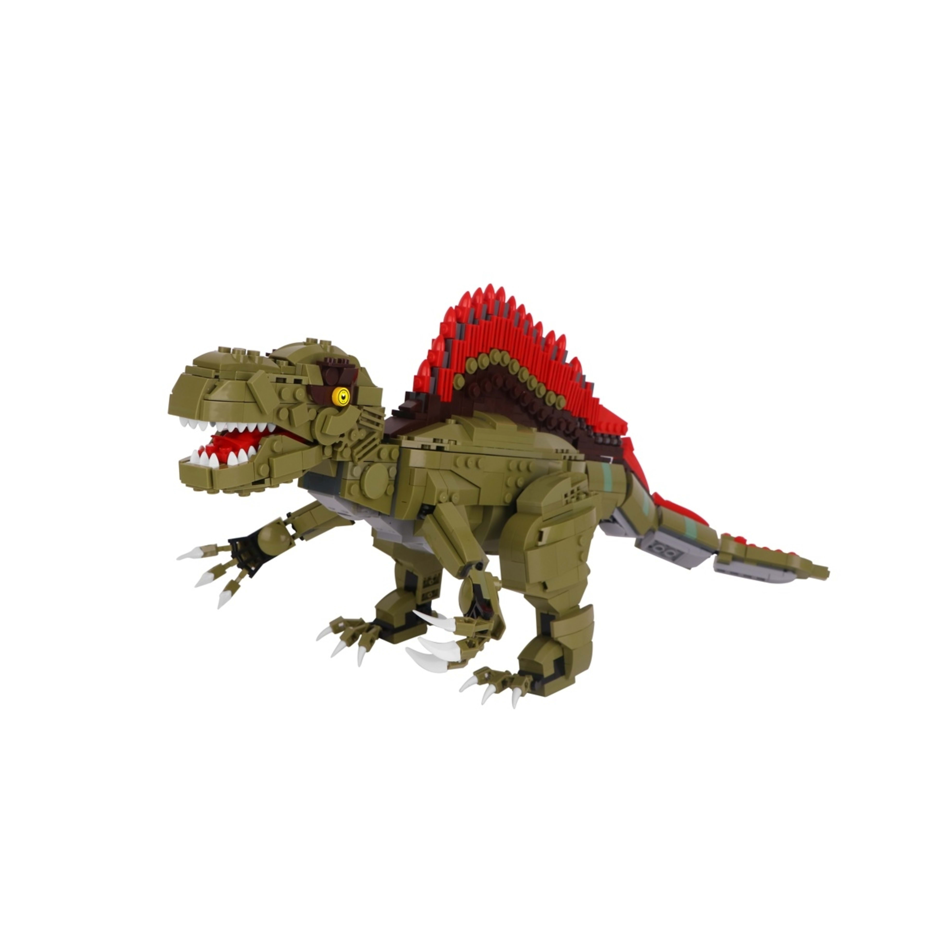 2 1012 Piece Mini Blocks Dinosaur Series: Large Spinosaurus, 2 of 3