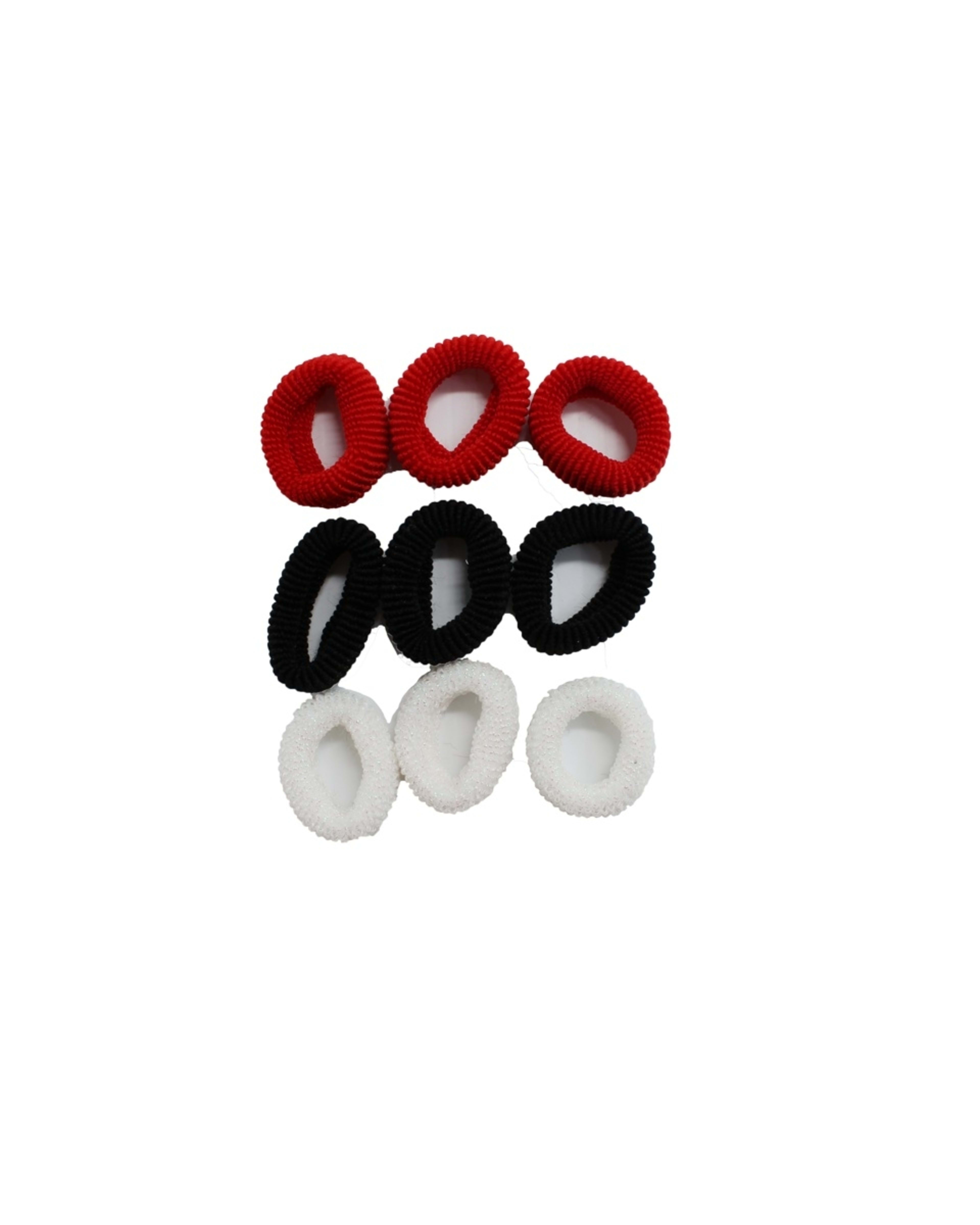 4 Disney Minnie Mouse License Hair Accessory Set - Red, Black and White Minnie, 4 of 4