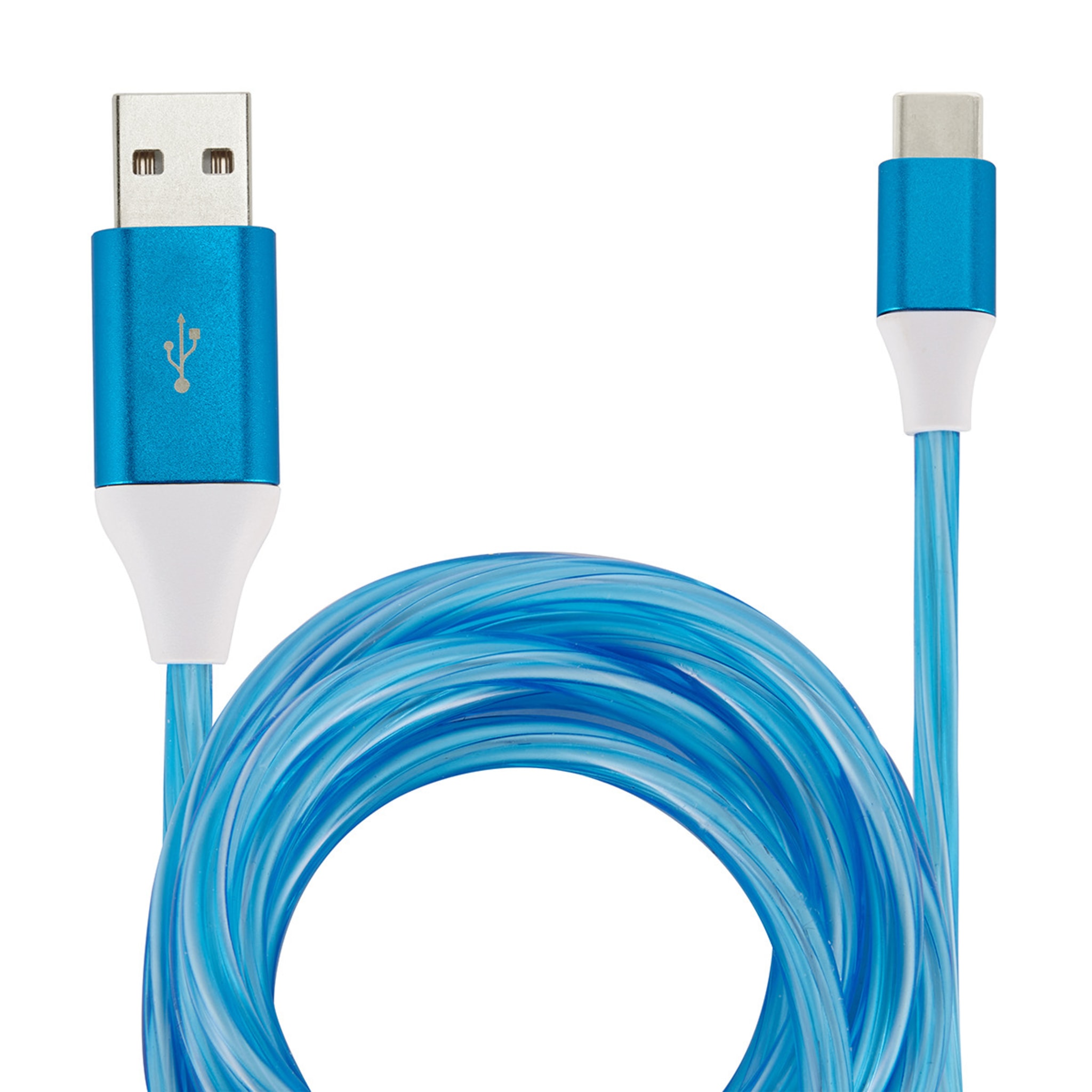 USBA to USBC 1m Cable with Light Blue Kmart