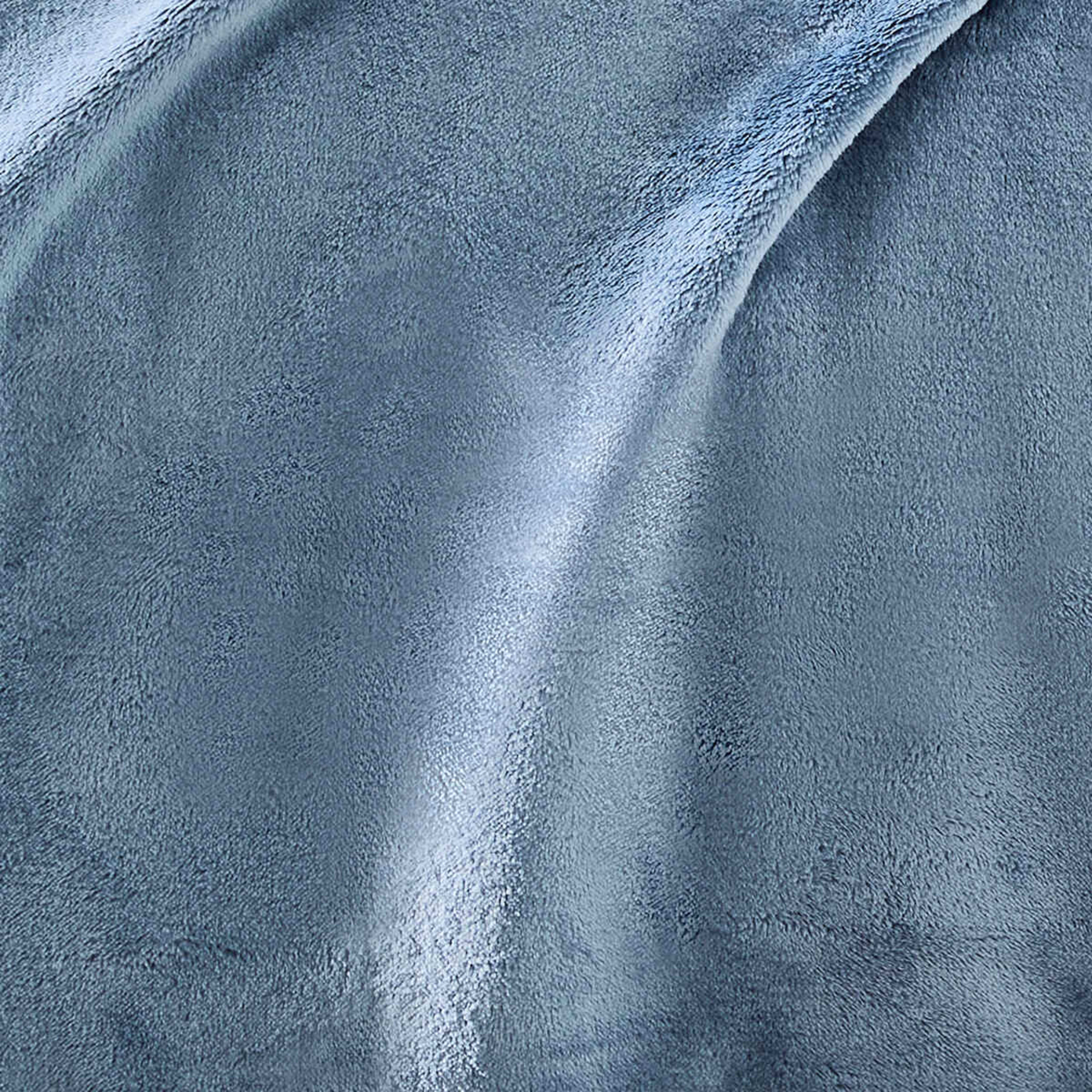 5 Plush Blanket - Single Bed, Blue, 5 of 5
