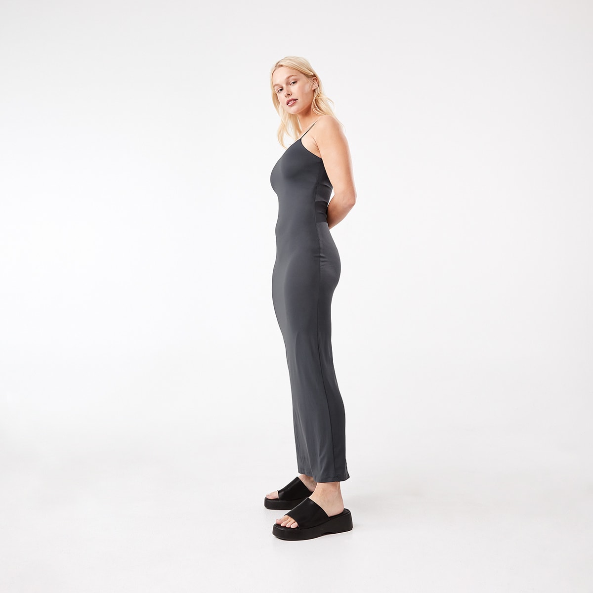Sleeveless Luxe Maxi Dress Kmart