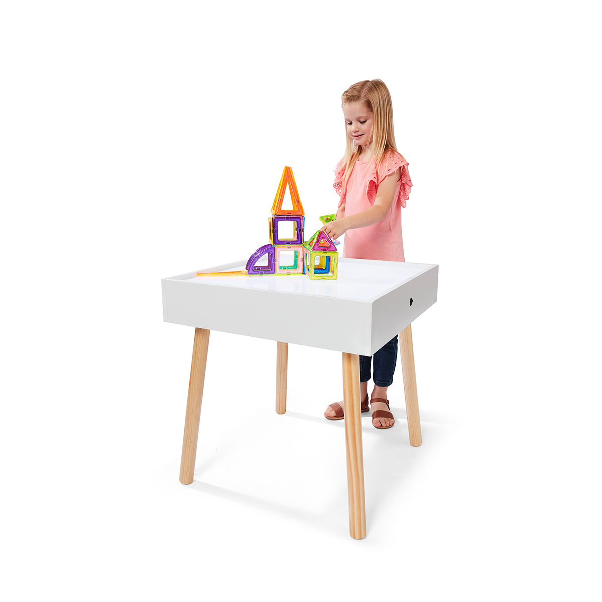 wooden activity table kmart